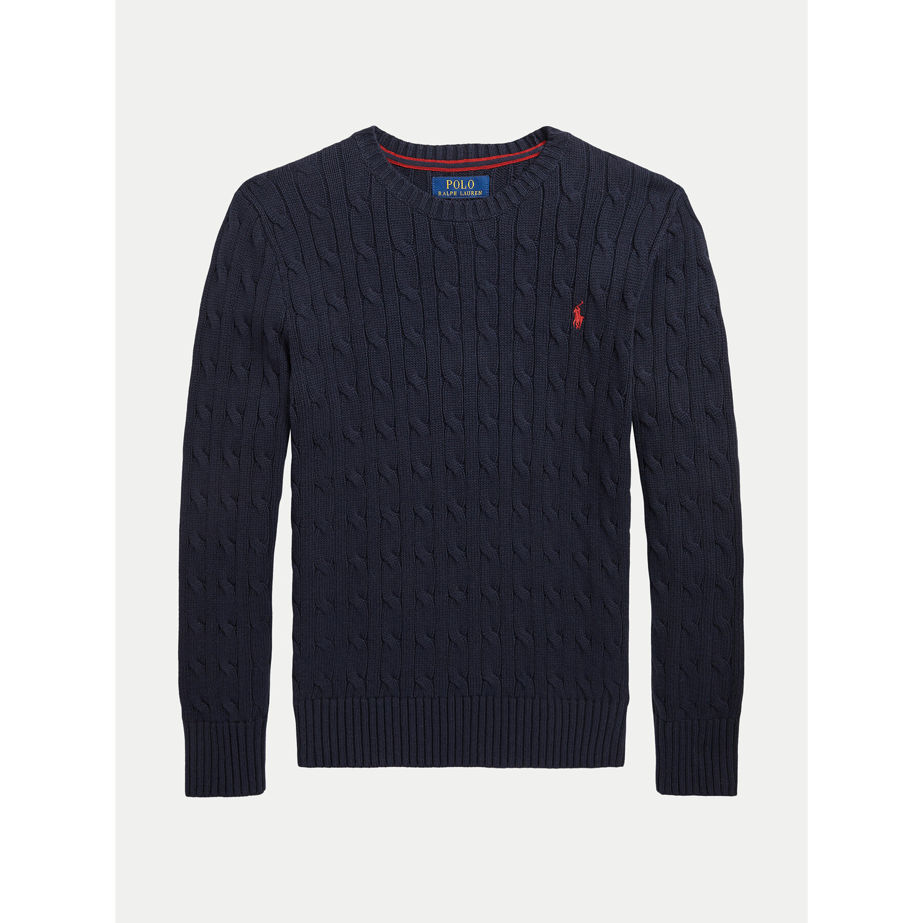 Polo Ralph Lauren Sweter 323702674060 Granatowy Regular Fit