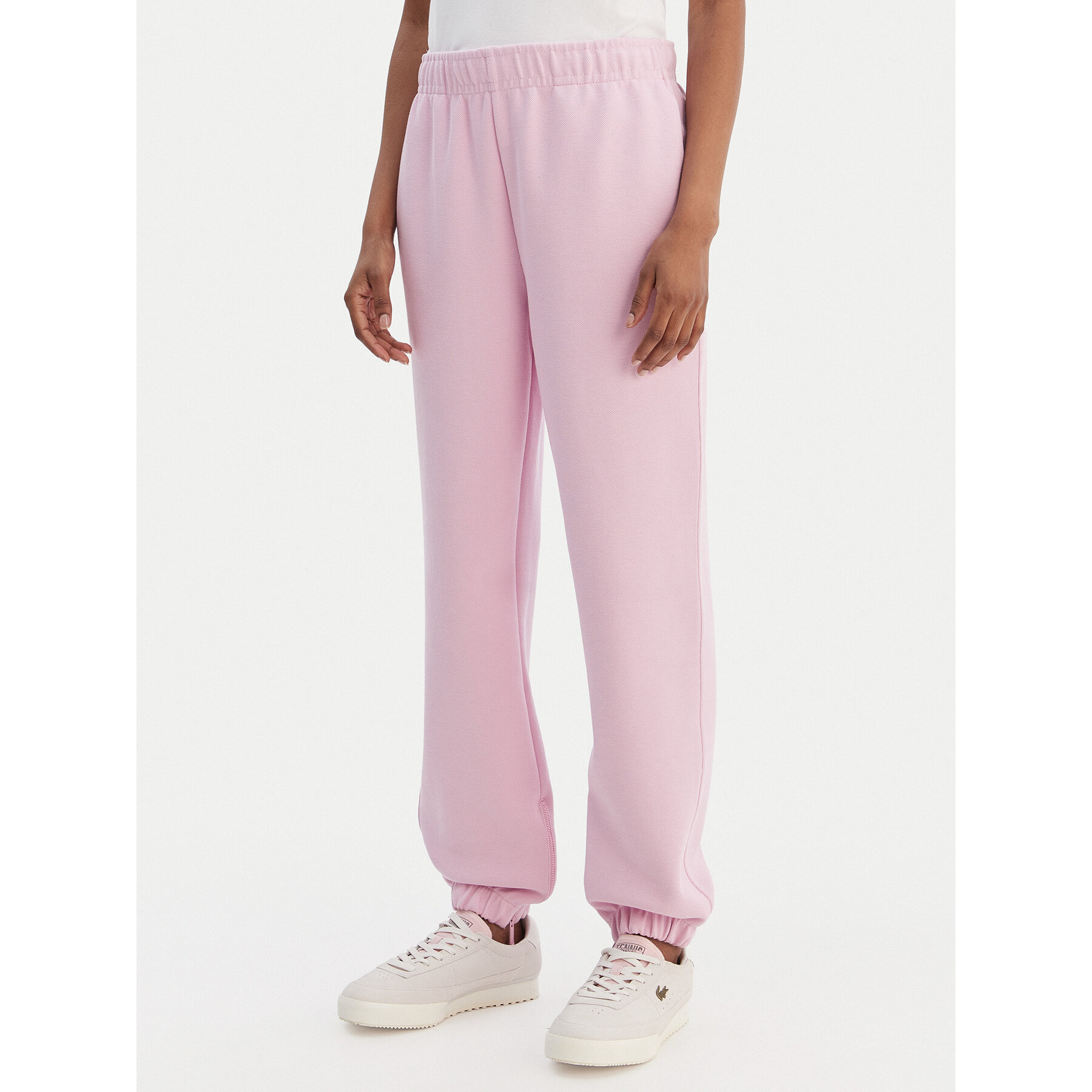 Lacoste Spodnie dresowe XF5244 Różowy Regular Fit