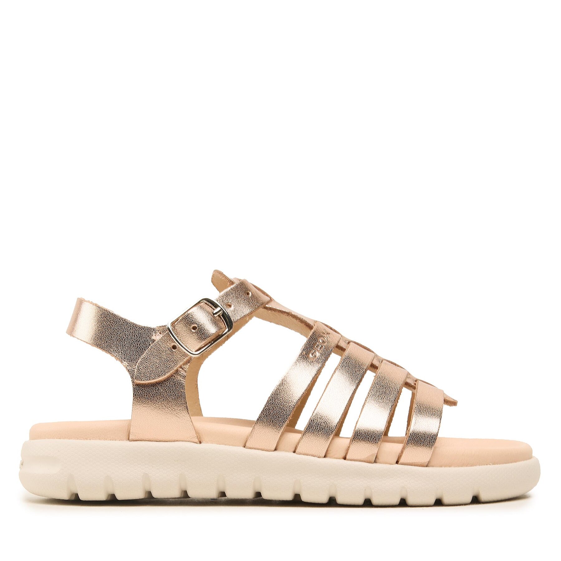 Geox Sandały J Sandal Soleima Gir J35GSB000CFC7018 S Złoty