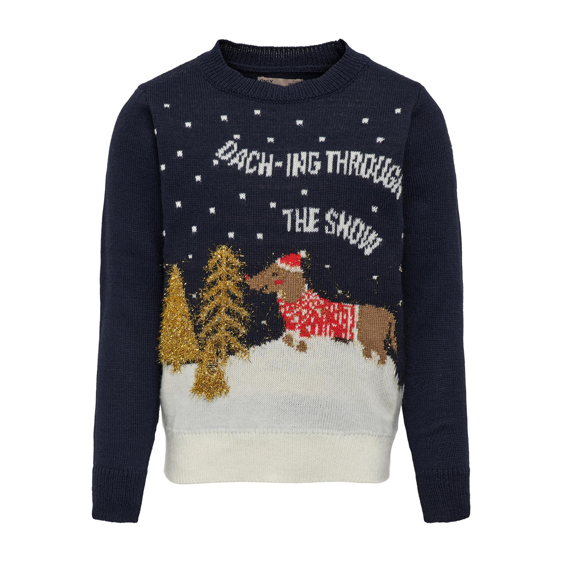 Kids ONLY Sweter 15303526 Granatowy Regular Fit