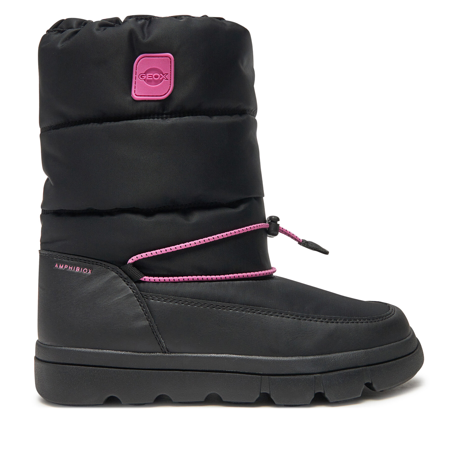 Geox Śniegowce Willaboom J46HWB 0FU54 C0922 D Czarny