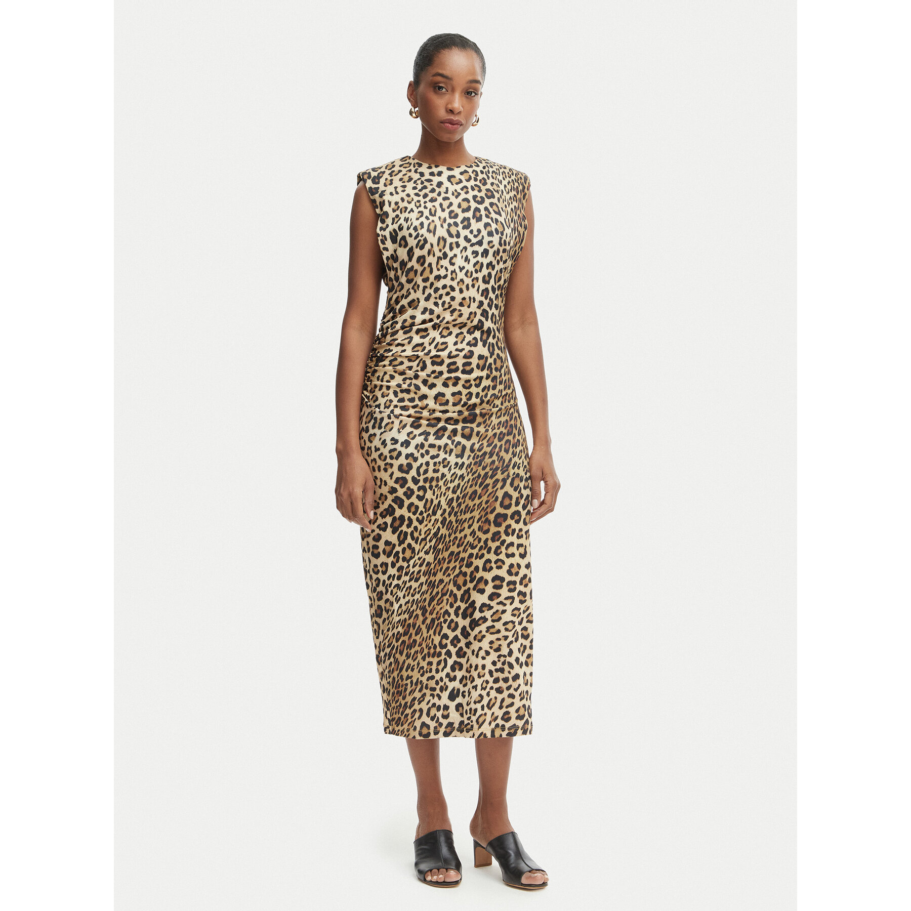 LOLA CASADEMUNT Sukienka codzienna LS2616152 Brązowy Regular Fit