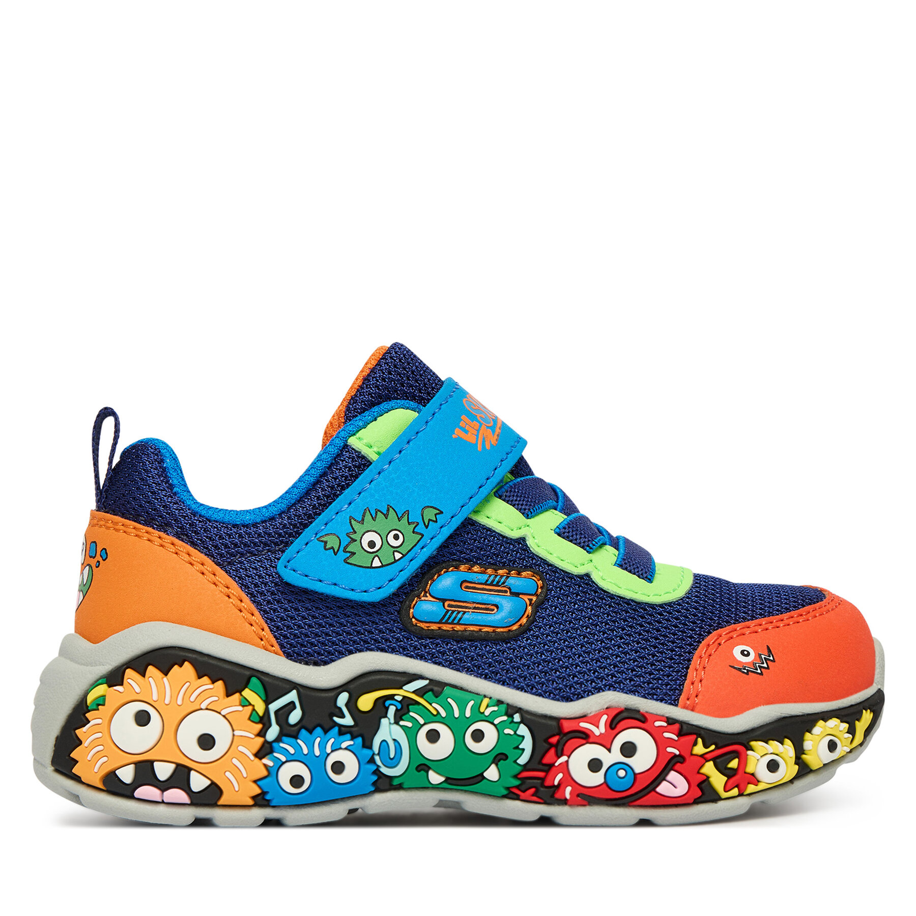 Skechers Sneakersy Play Scene 407312N/NVMT Niebieski