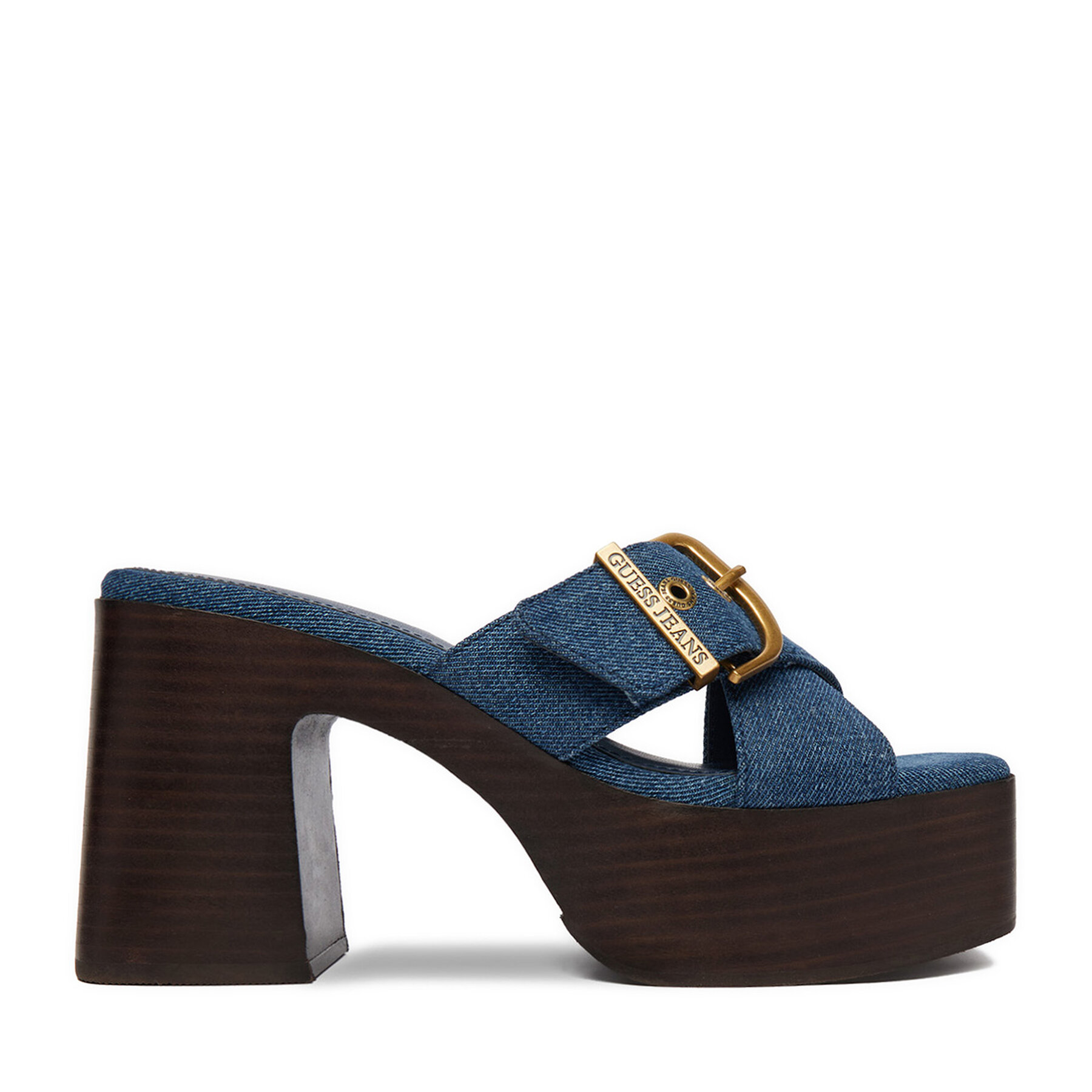 Guess Jeans Klapki CEO-JD421-3 Niebieski