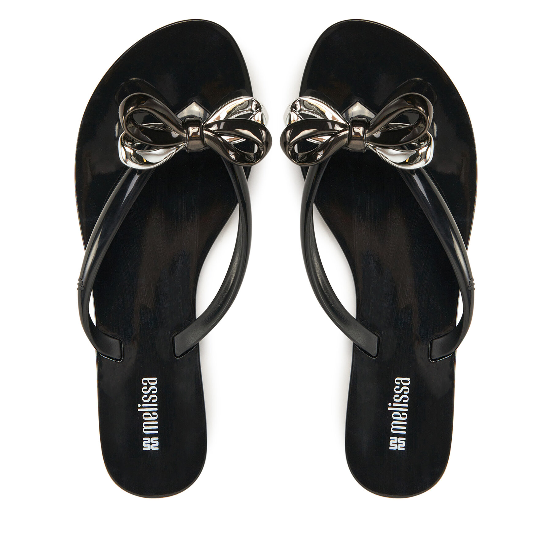 Melissa Japonki Melissa Harmonic Chrome X Ad 35997 Czarny