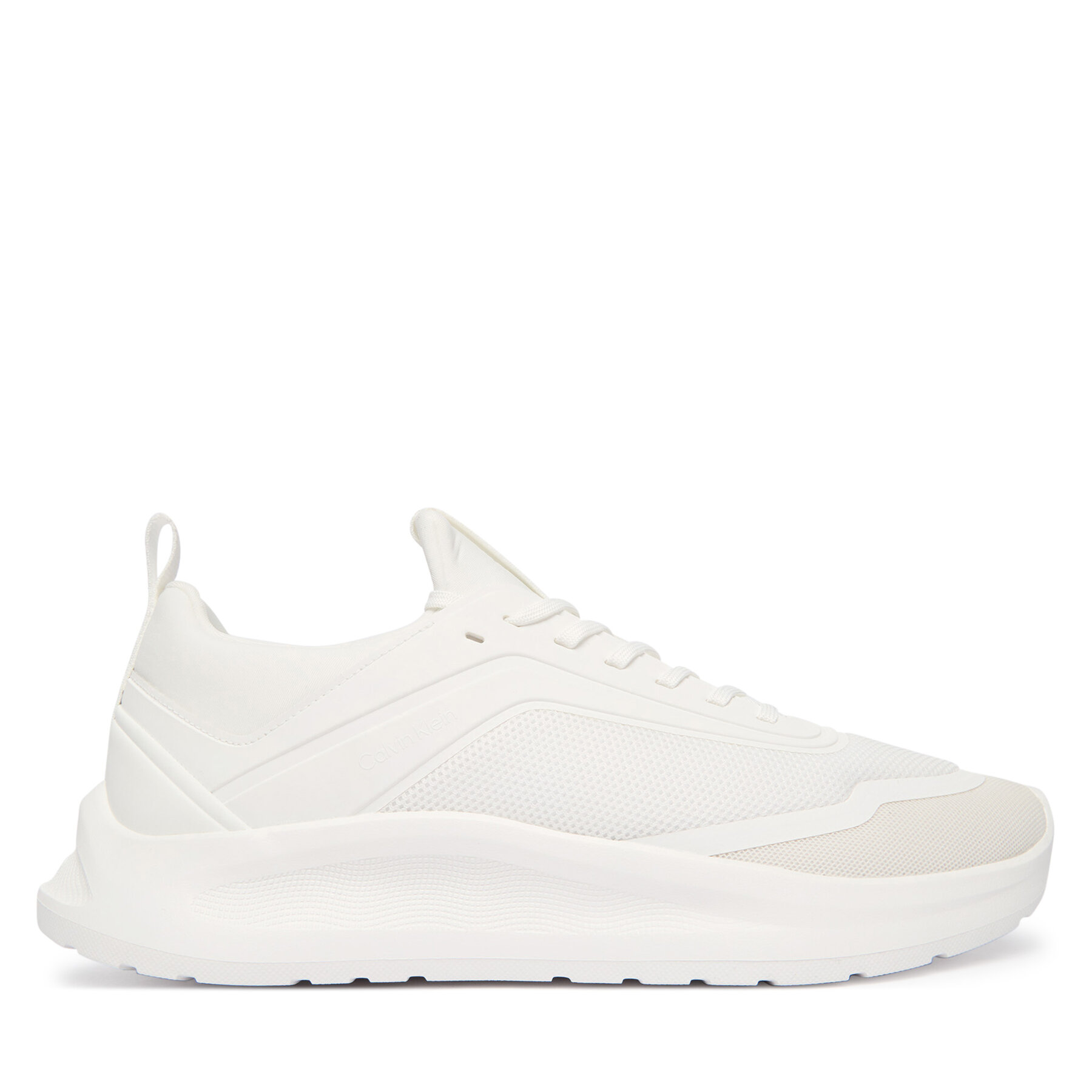 Calvin Klein Sneakersy Light Eva Run Lace Sock Mm HM0HM02164 Biały