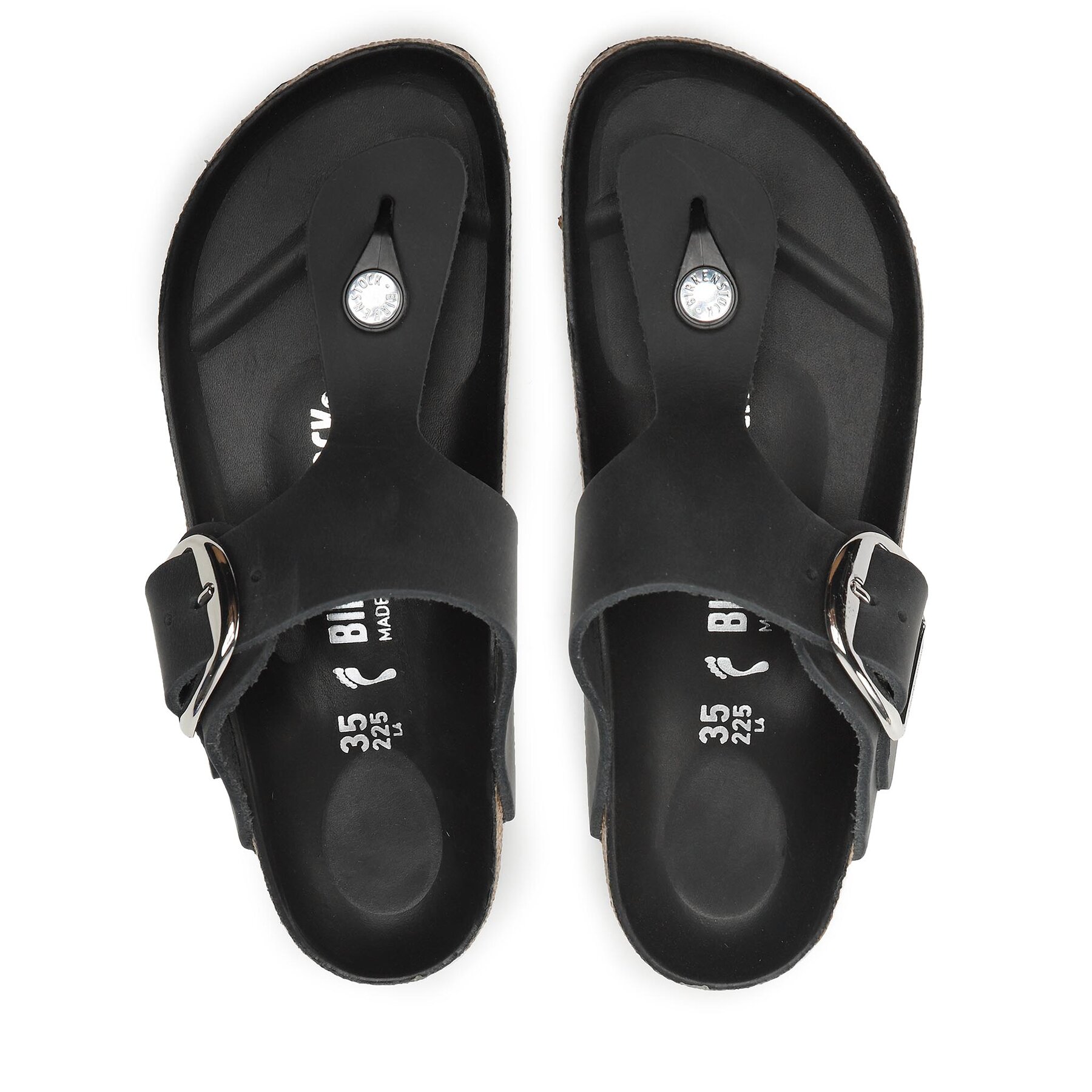 Birkenstock Japonki Gizeh Big Buckle 1023337 Czarny
