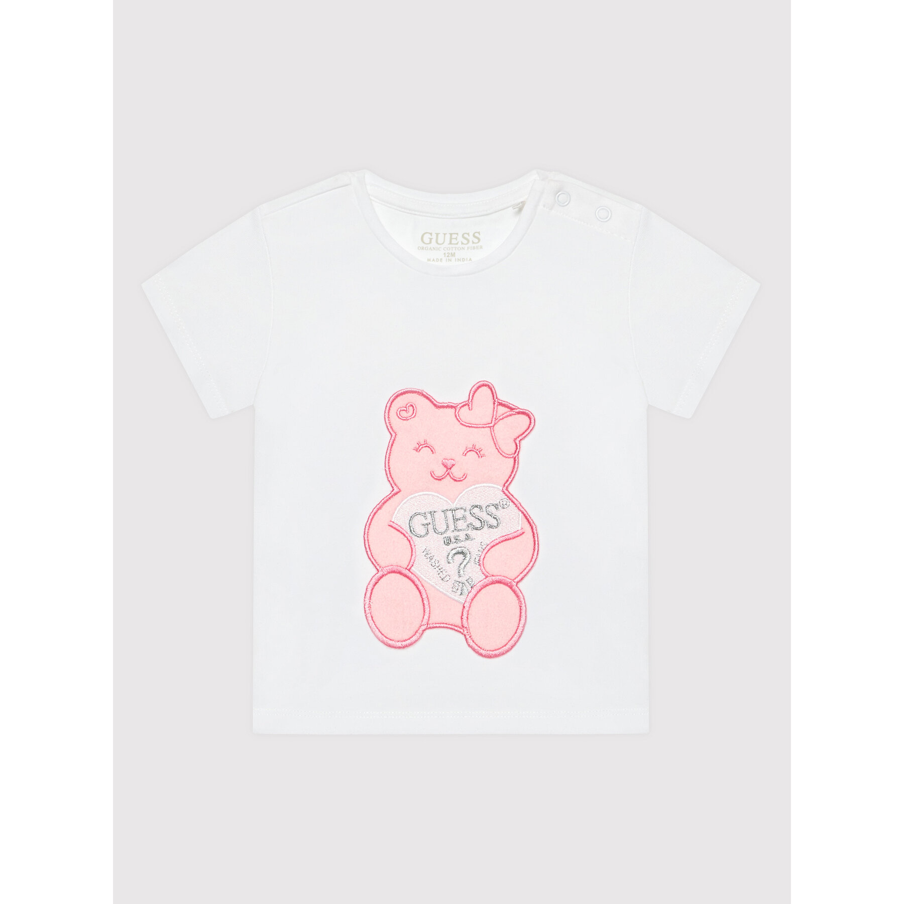 Guess T-Shirt K2RI27 K6YW1 Biały Regular Fit