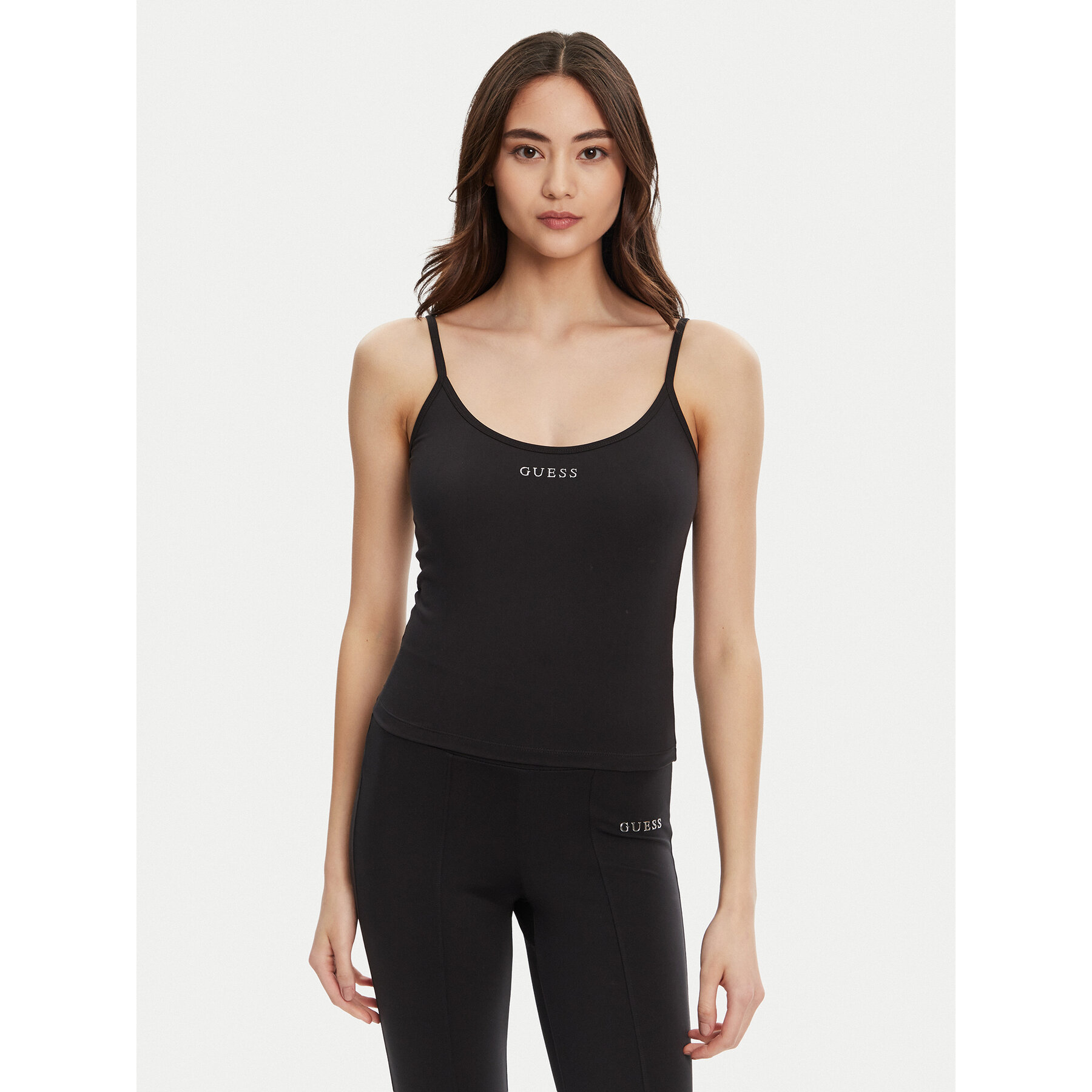 Guess Top V5RP09 KCD02 Czarny Regular Fit