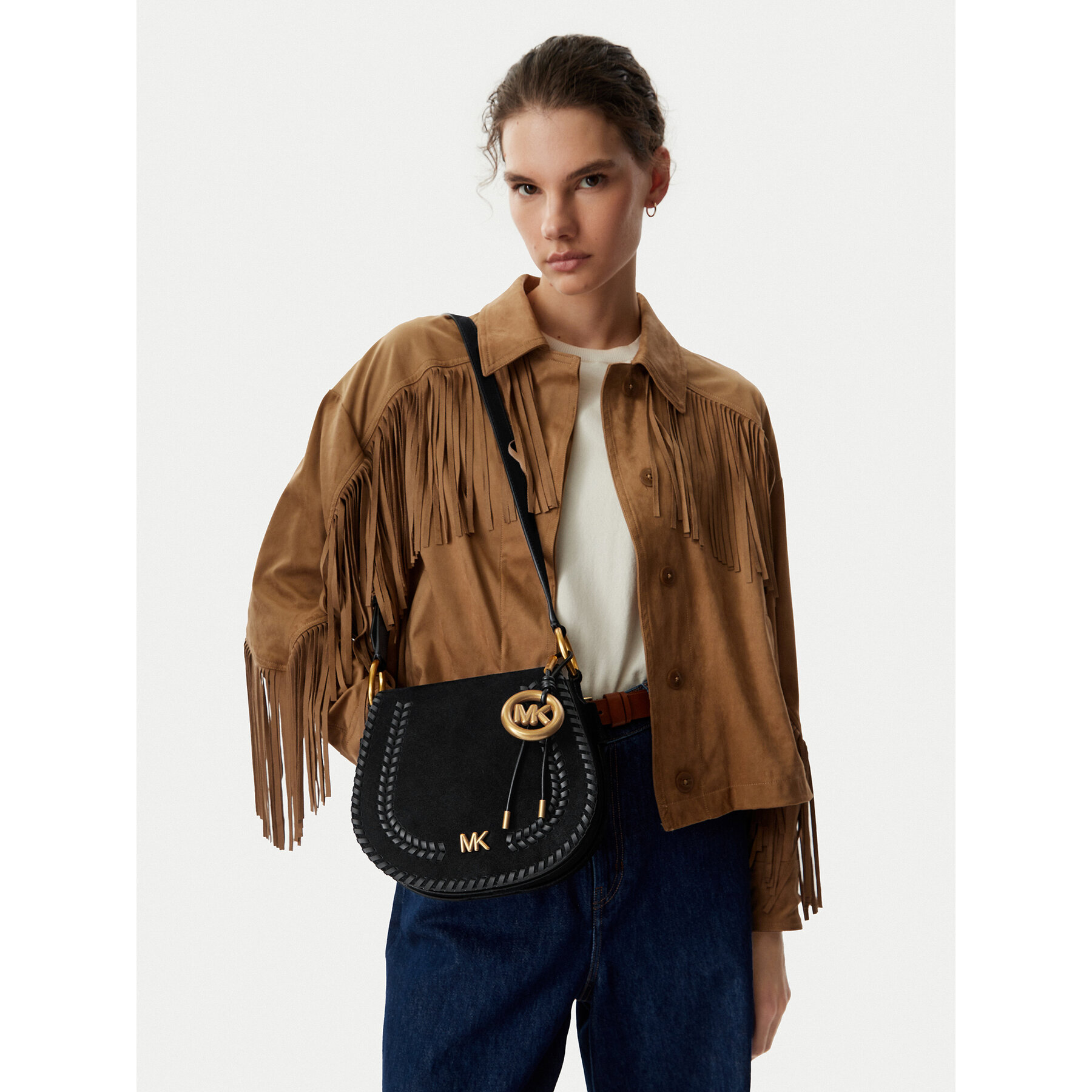 MICHAEL Michael Kors Torebka 30S6AQ5M6O Czarny