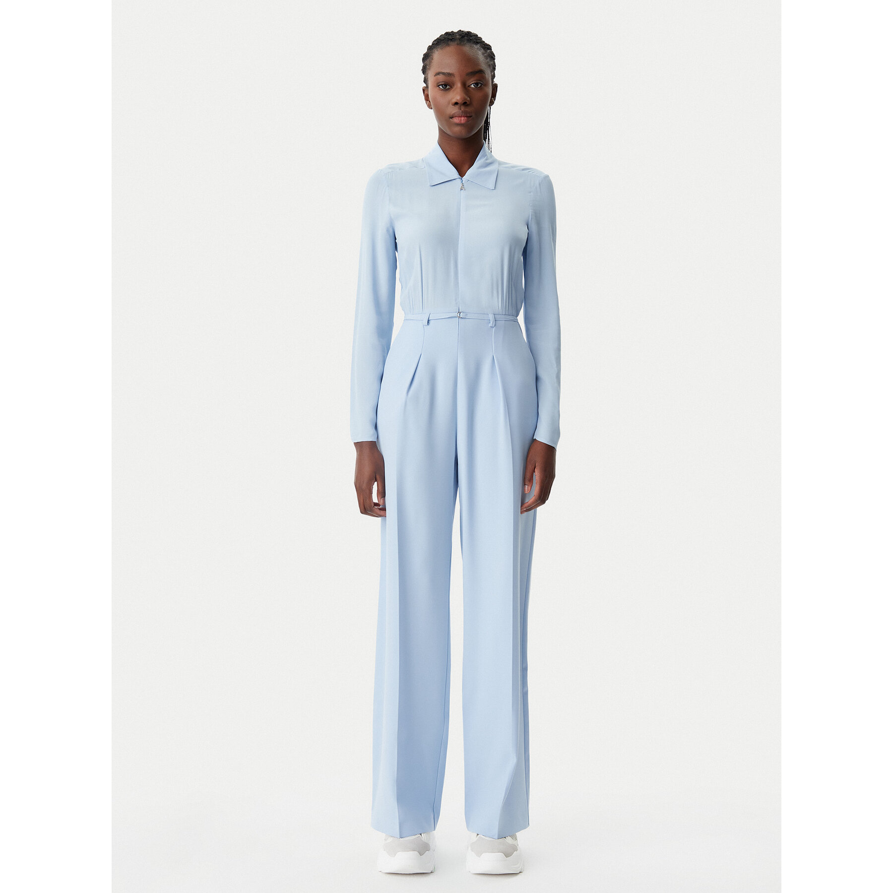 Patrizia Pepe Kombinezon 8T0047 A545 CA38 Błękitny Regular Fit