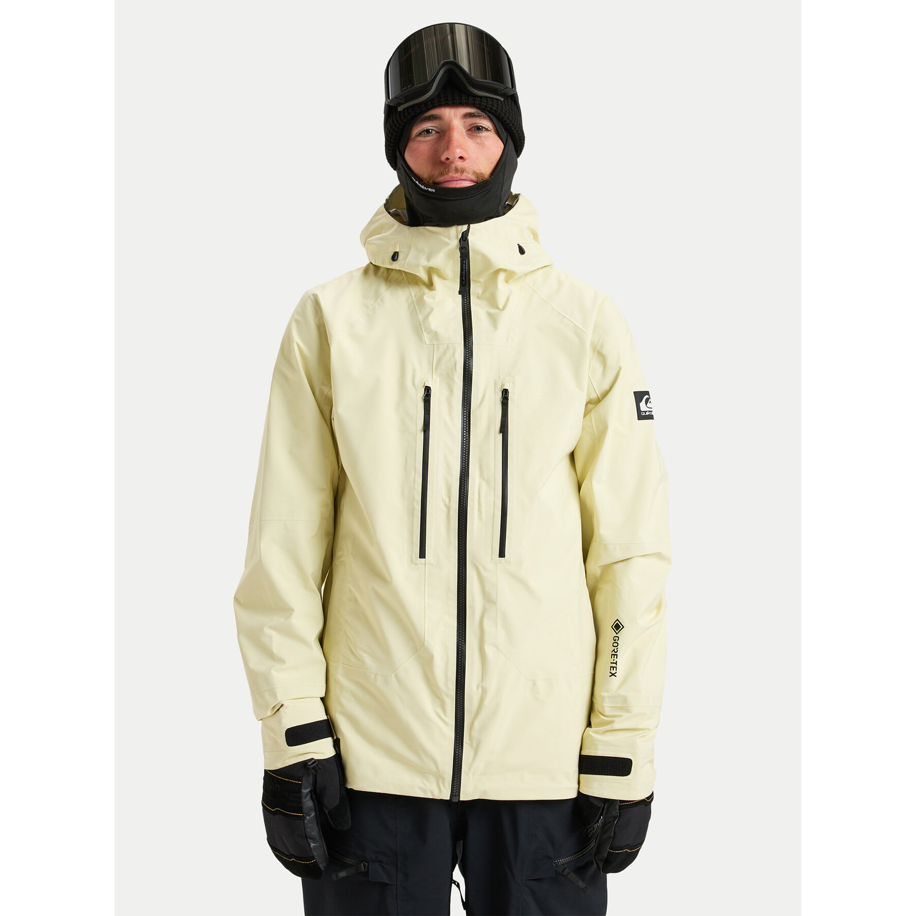 Quiksilver Kurtka snowboardowa Pro Path Stretch Goretex Jk EQYTJ03508 Żółty Modern Fit
