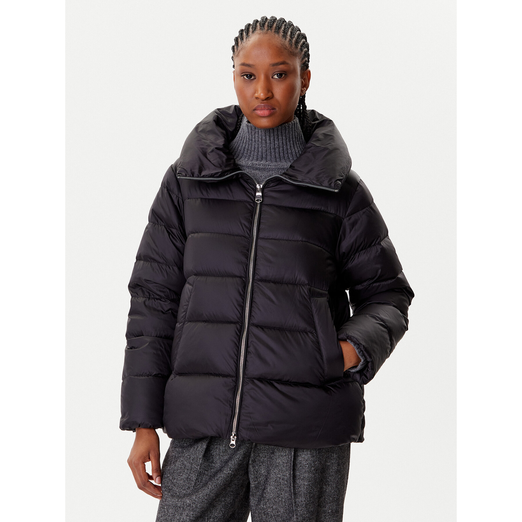 Hetregó Kurtka puchowa Clara 8P601 25WD02 Czarny Regular Fit
