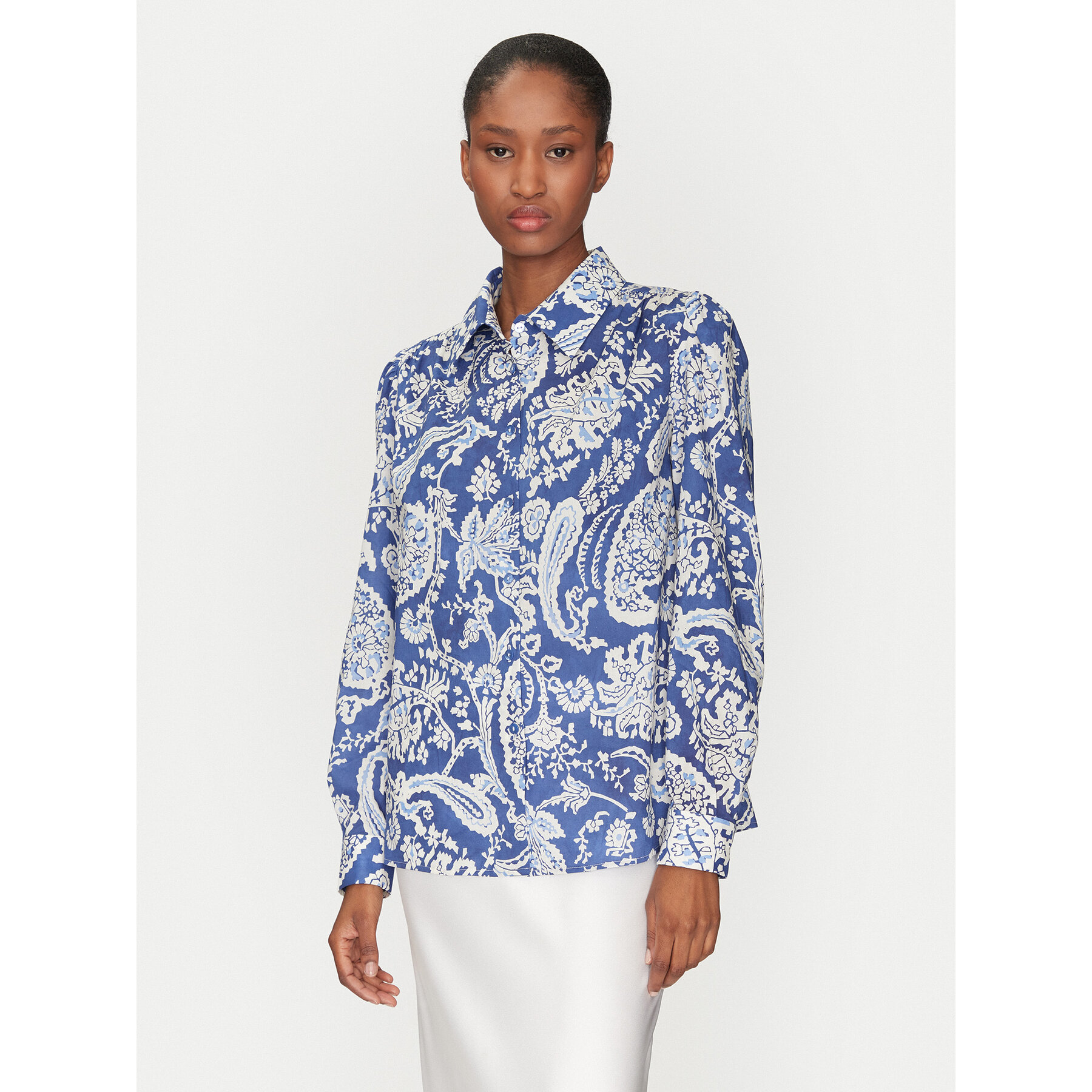 Luisa Spagnoli Koszula Bonifico 541847 Niebieski Regular Fit