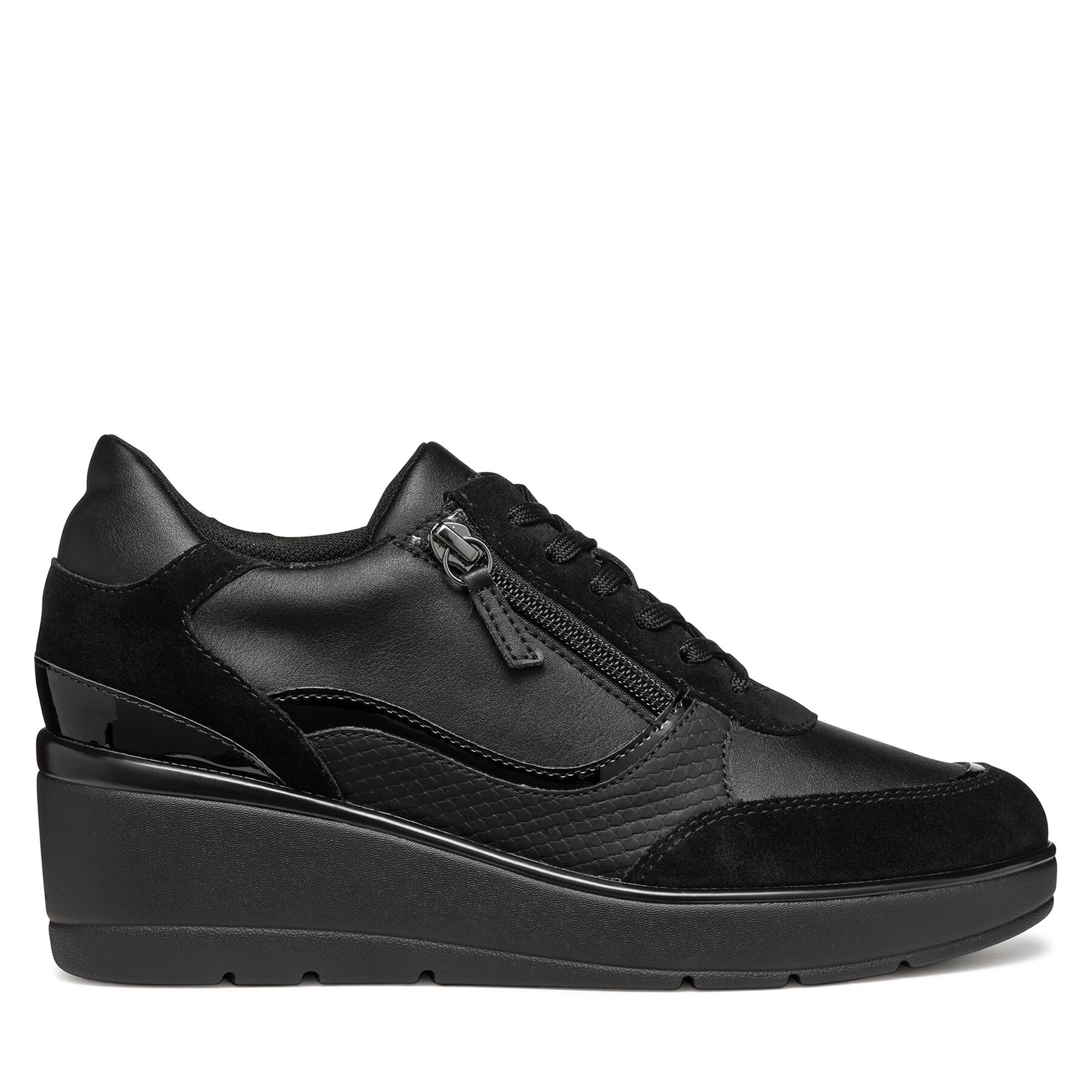 Geox Sneakersy D Ilde D46RAA 05422 C9999 Czarny