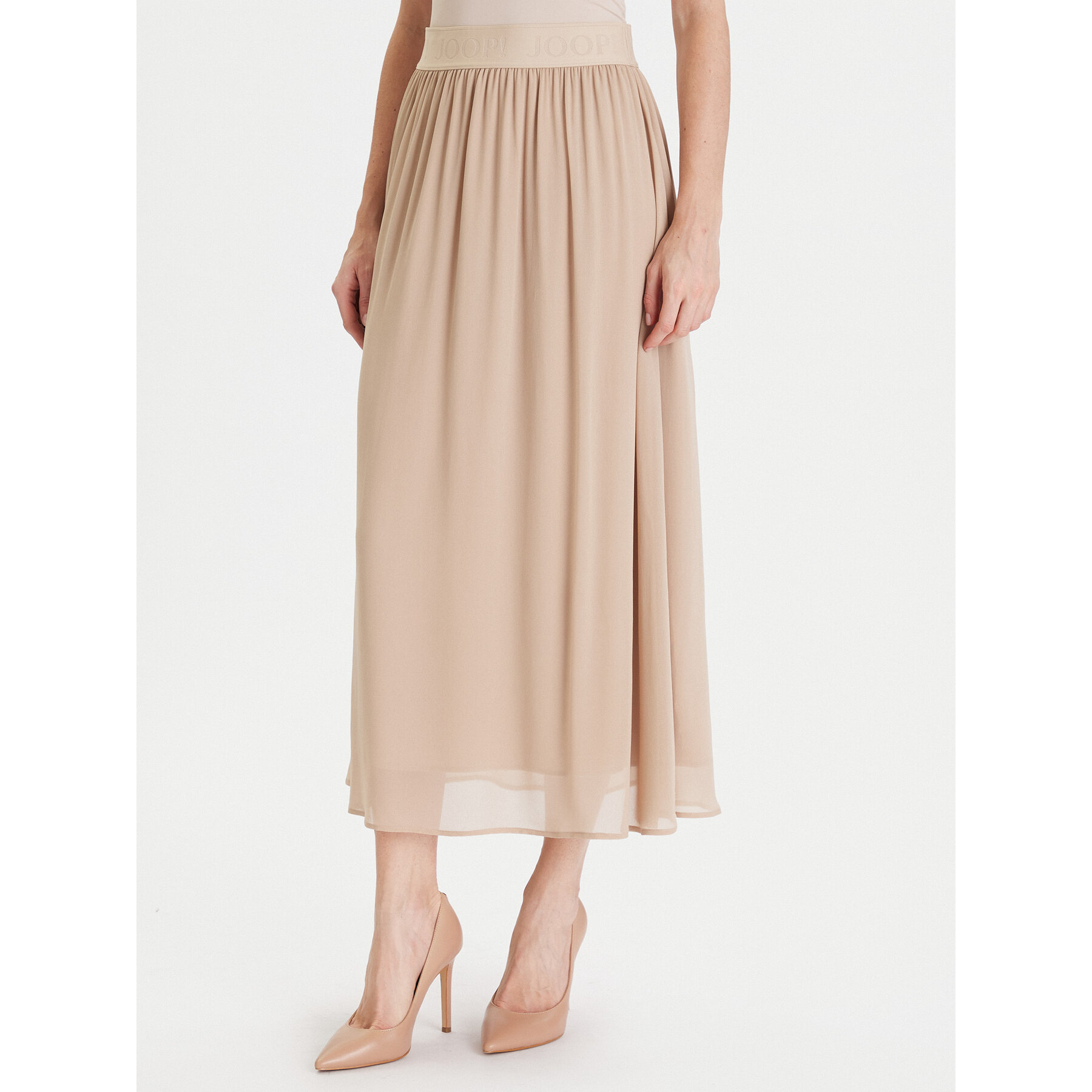 JOOP! Spódnica trapezowa 58 253S58Sumi 30047649 Beżowy Regular Fit