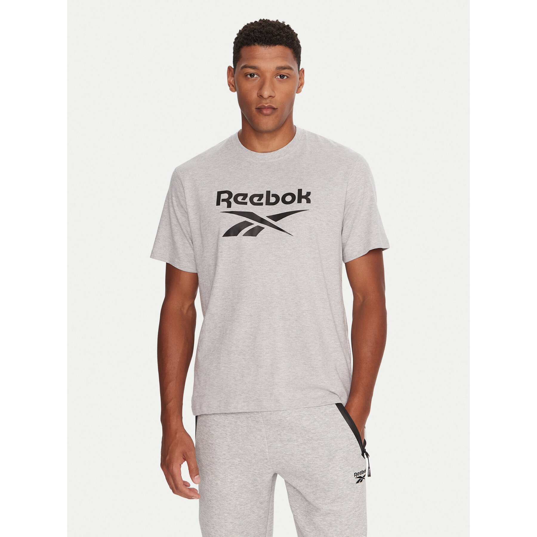 Reebok T-Shirt RK25141CCM Szary Regular Fit