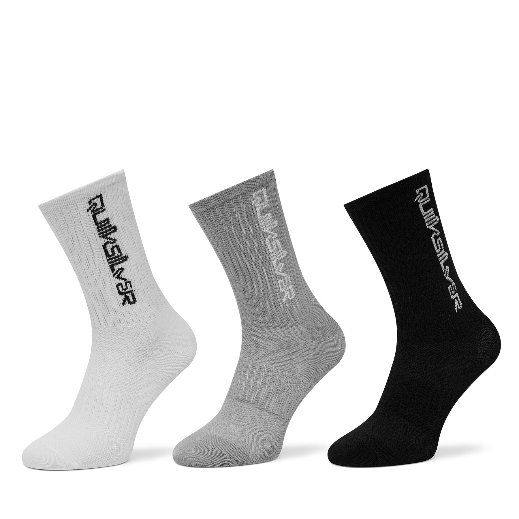 Quiksilver Skarpety długie AS_QUIKSILVER_100W_SS25 (3-PACK) Biały