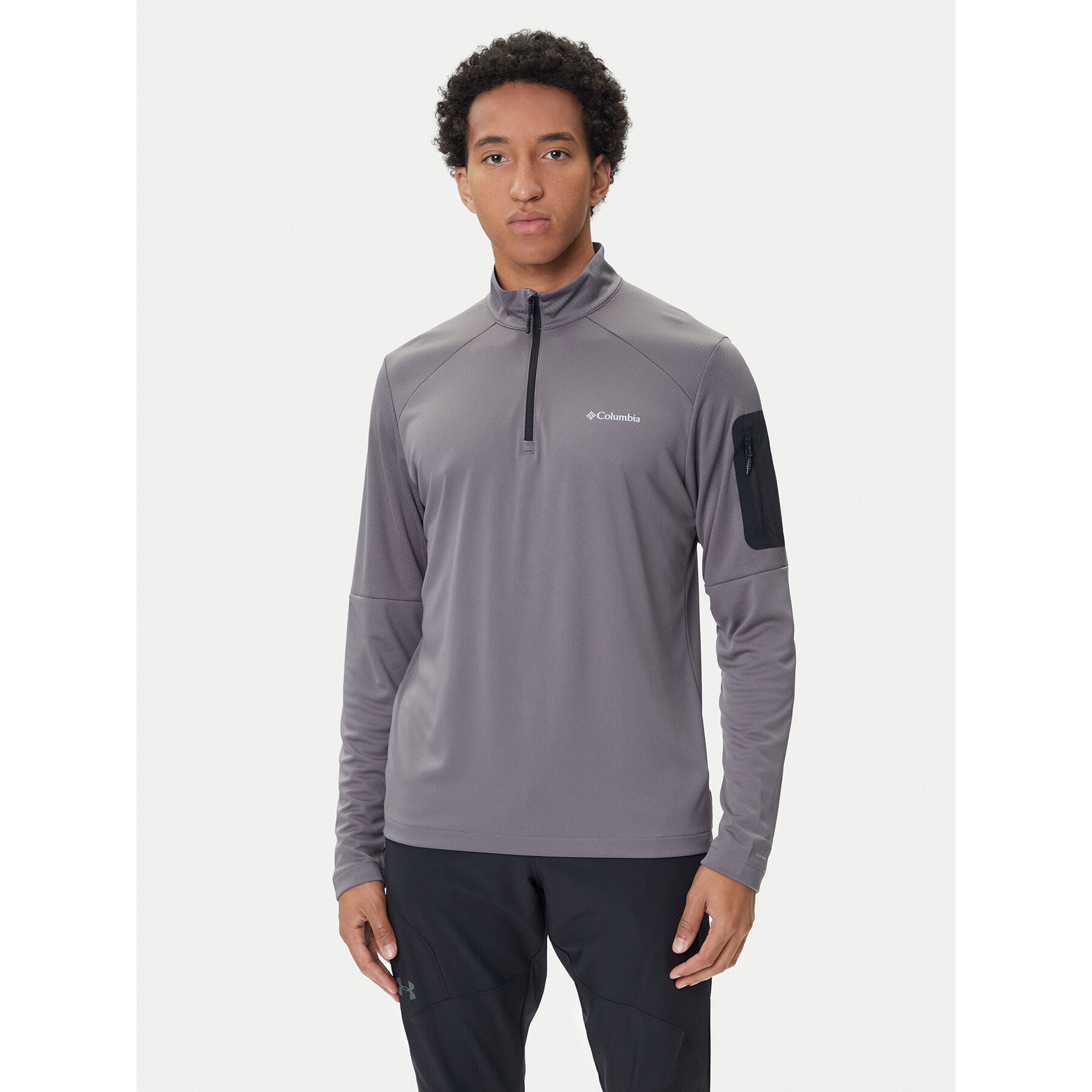Columbia Koszulka techniczna Tech™ 2095603 Szary Active Fit