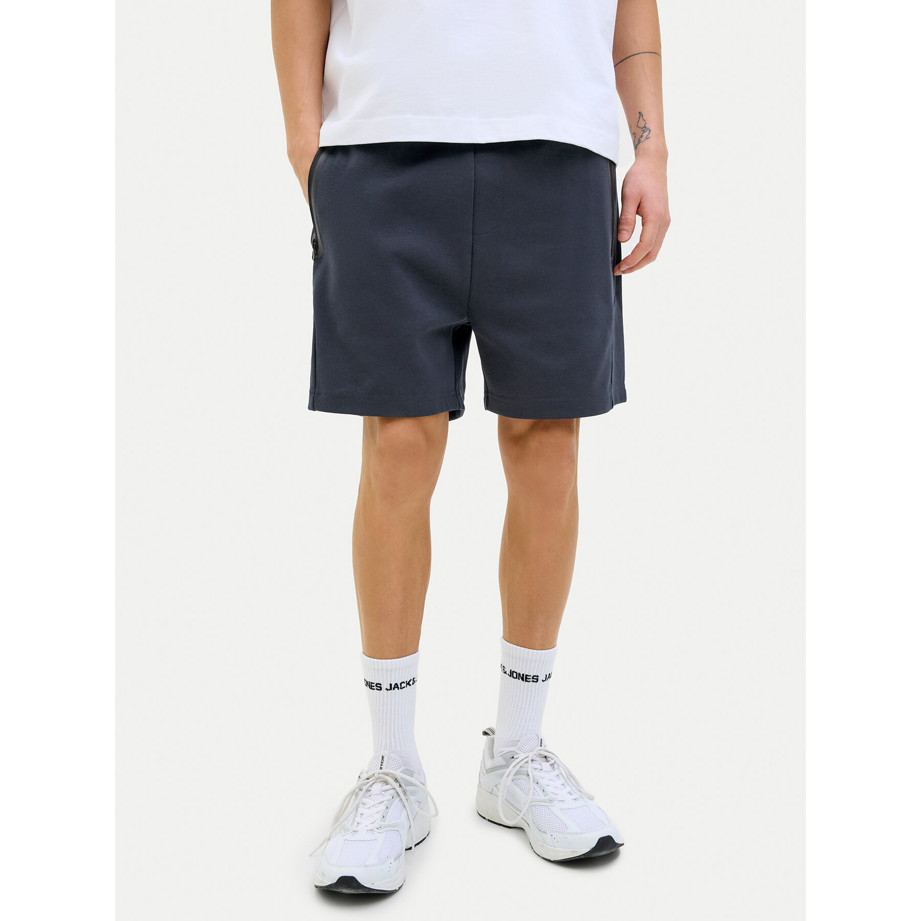 Jack & Jones Szorty sportowe Gordon 12273304 Granatowy Regular Fit