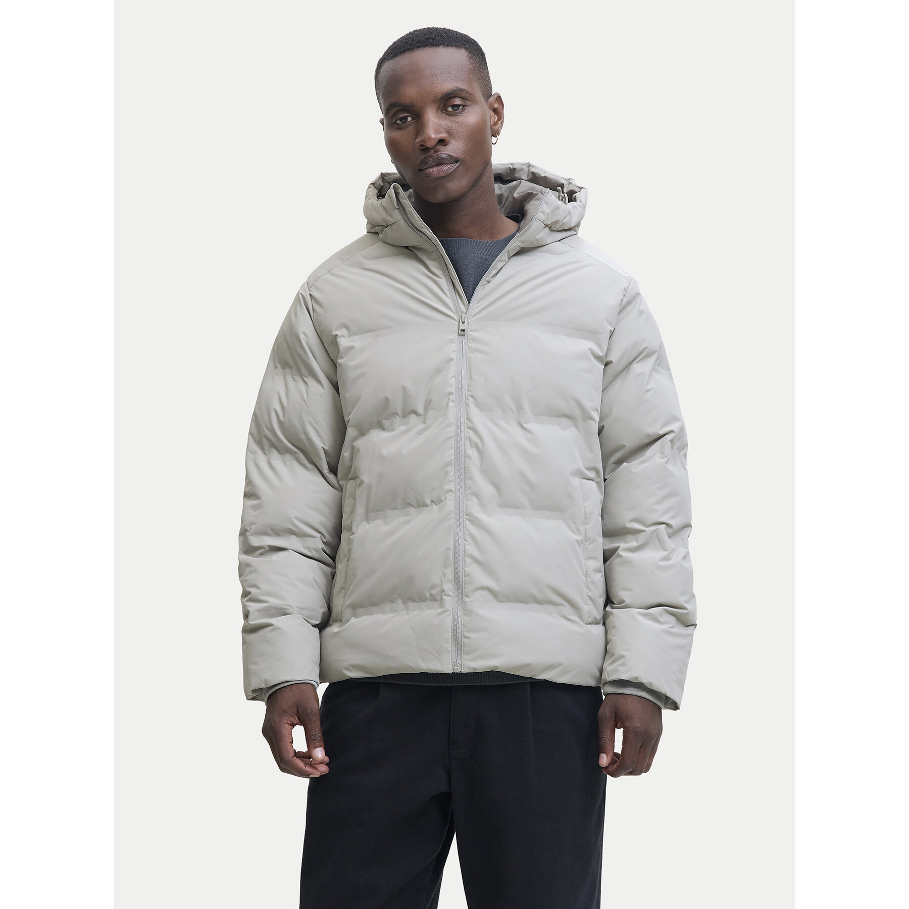 Jack & Jones Kurtka zimowa Soho 12278749 Szary Regular Fit