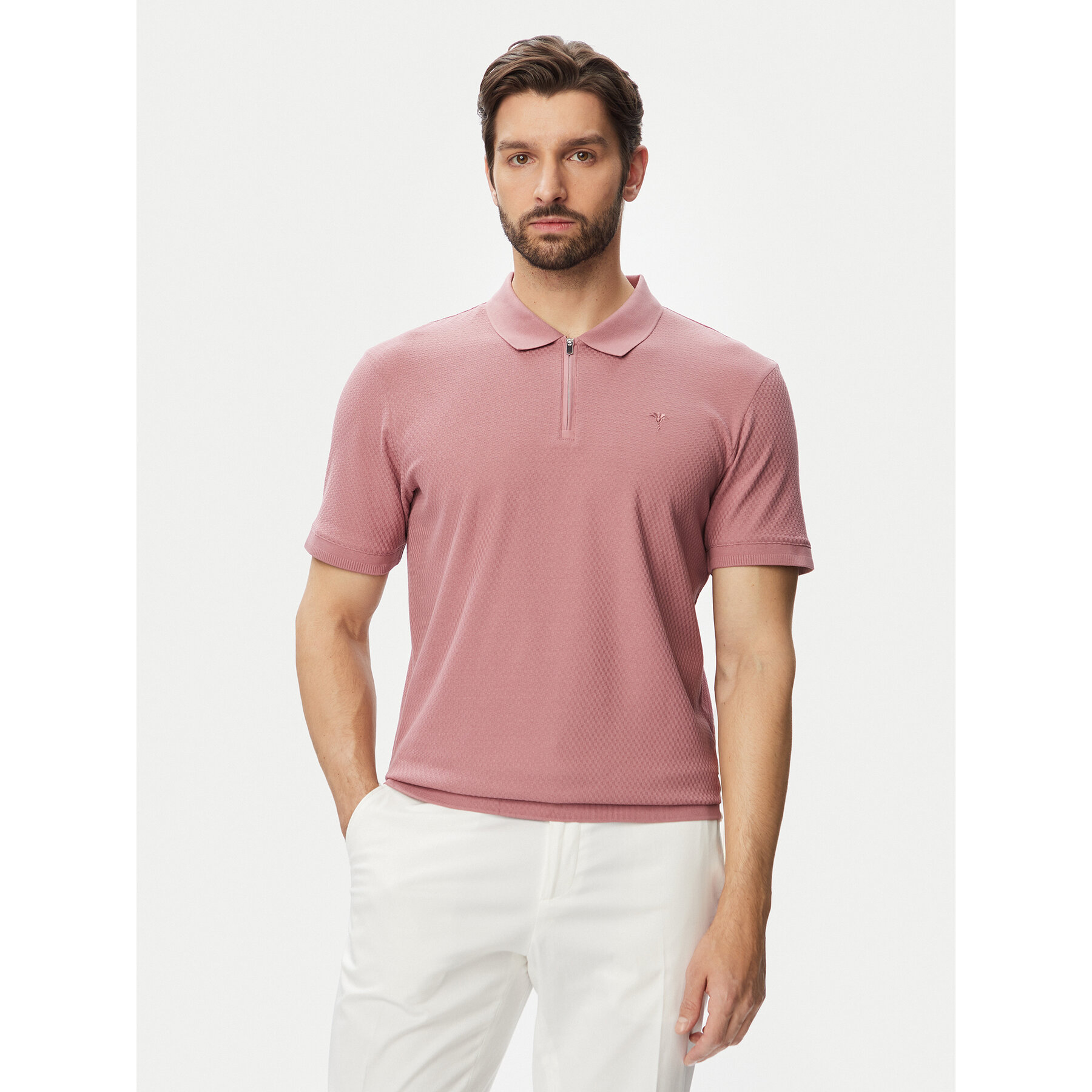 JOOP! Polo Jj-Tibaris 30103411 Różowy ciemny Regular Fit