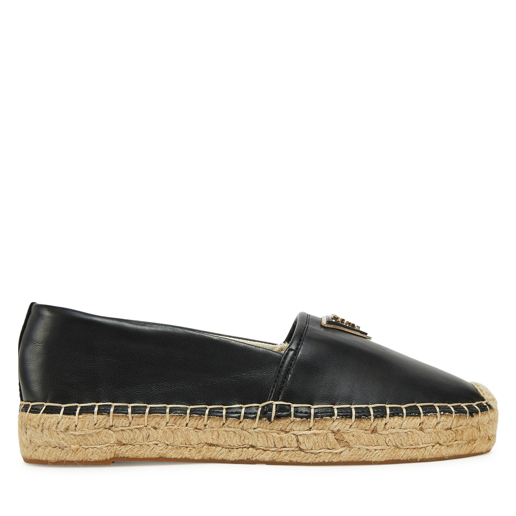 Guess Espadryle FLJLND LEA14 Czarny