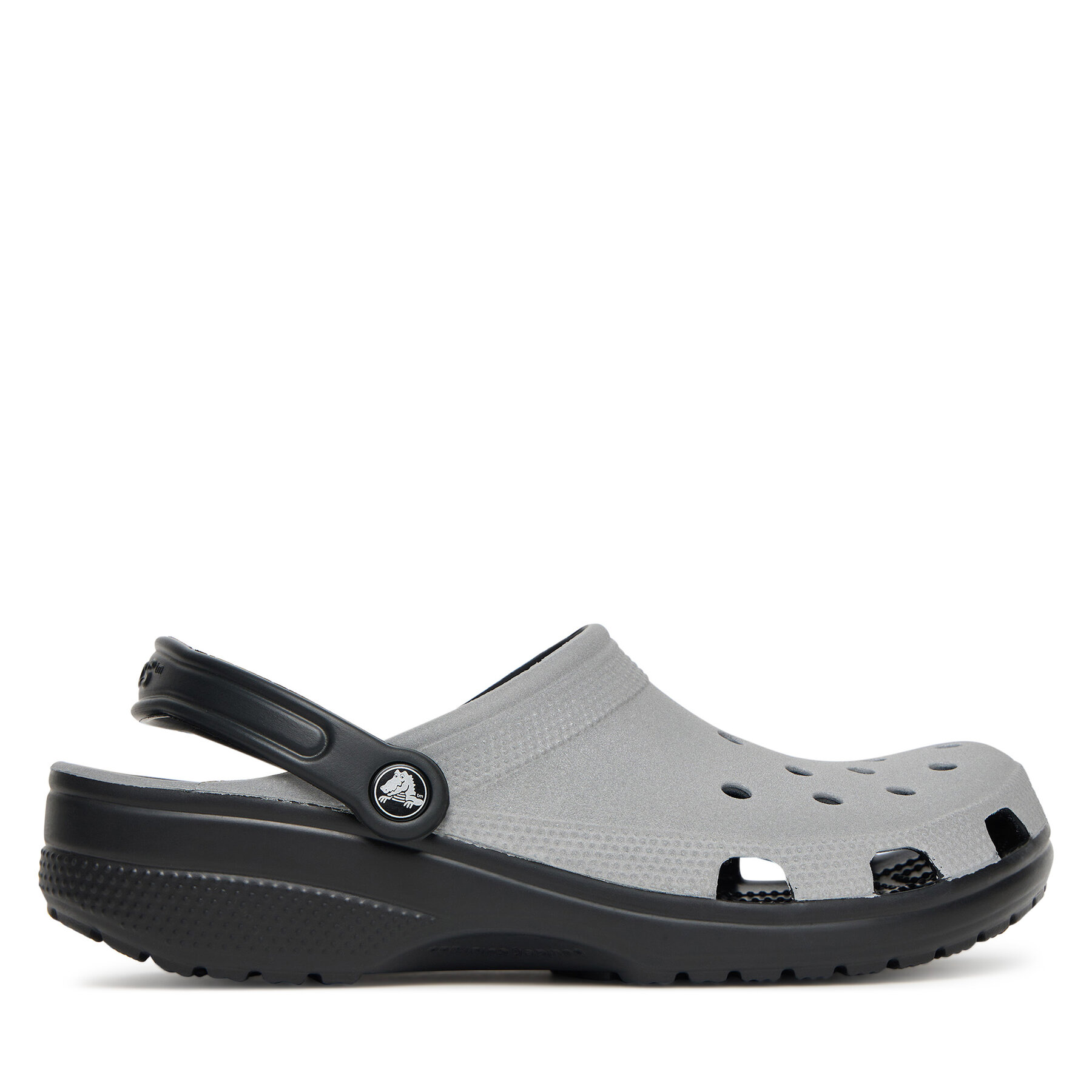 Crocs Klapki Classic Reflective Clog 211282 Szary