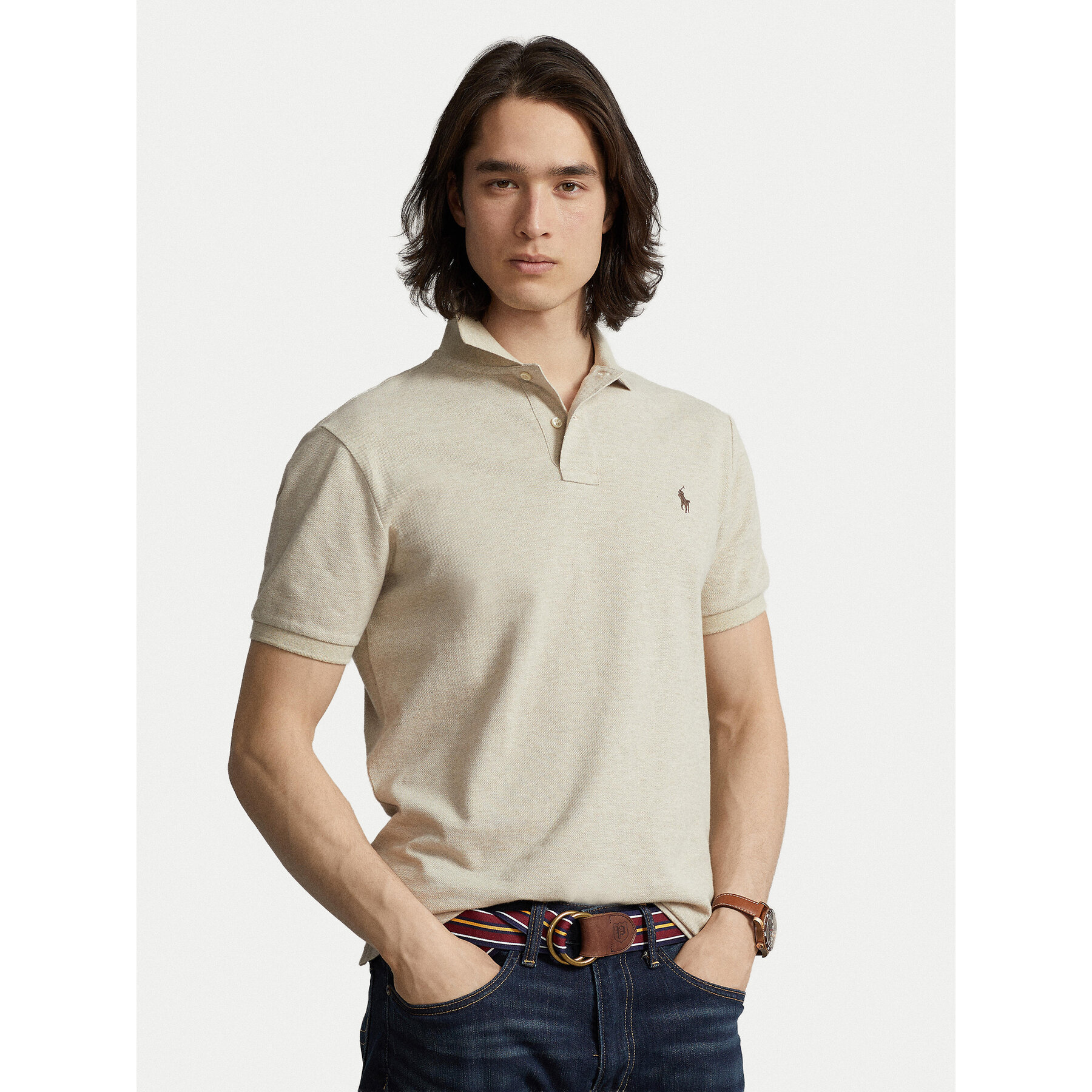 Polo Ralph Lauren Polo 710680784342 Beżowy Regular Fit