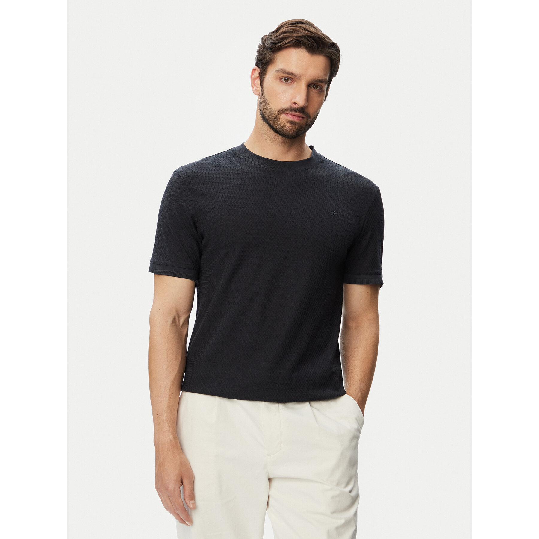 JOOP! T-Shirt Jj-Tangur 30103403 Granatowy Regular Fit