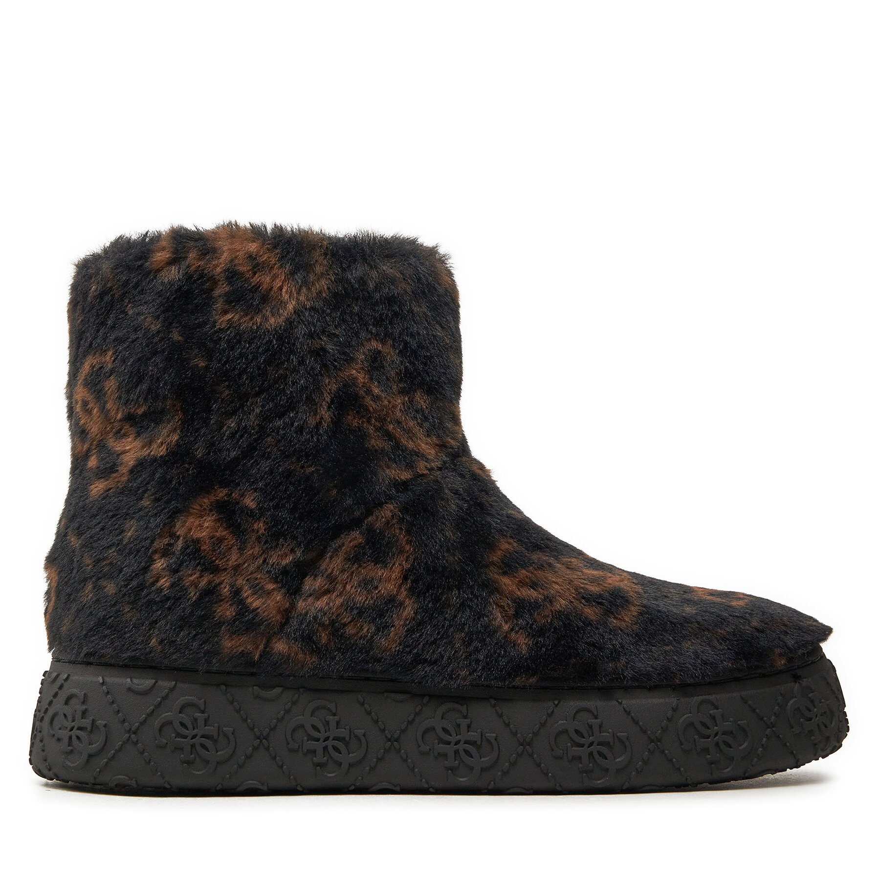 Guess Botki United FLFUTD FUR10 Czarny