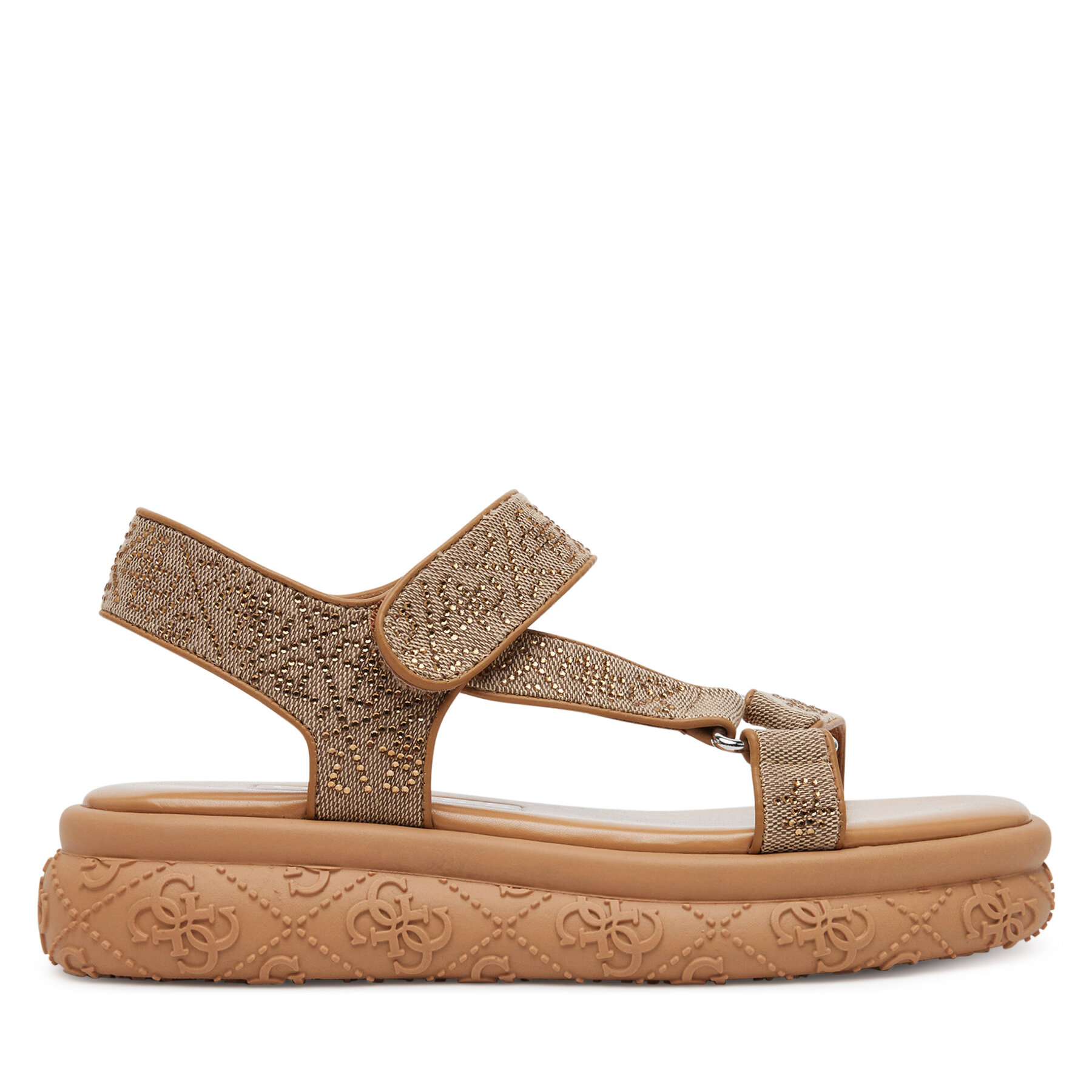 Guess Sandały FLJLD2 FAL03 Brązowy