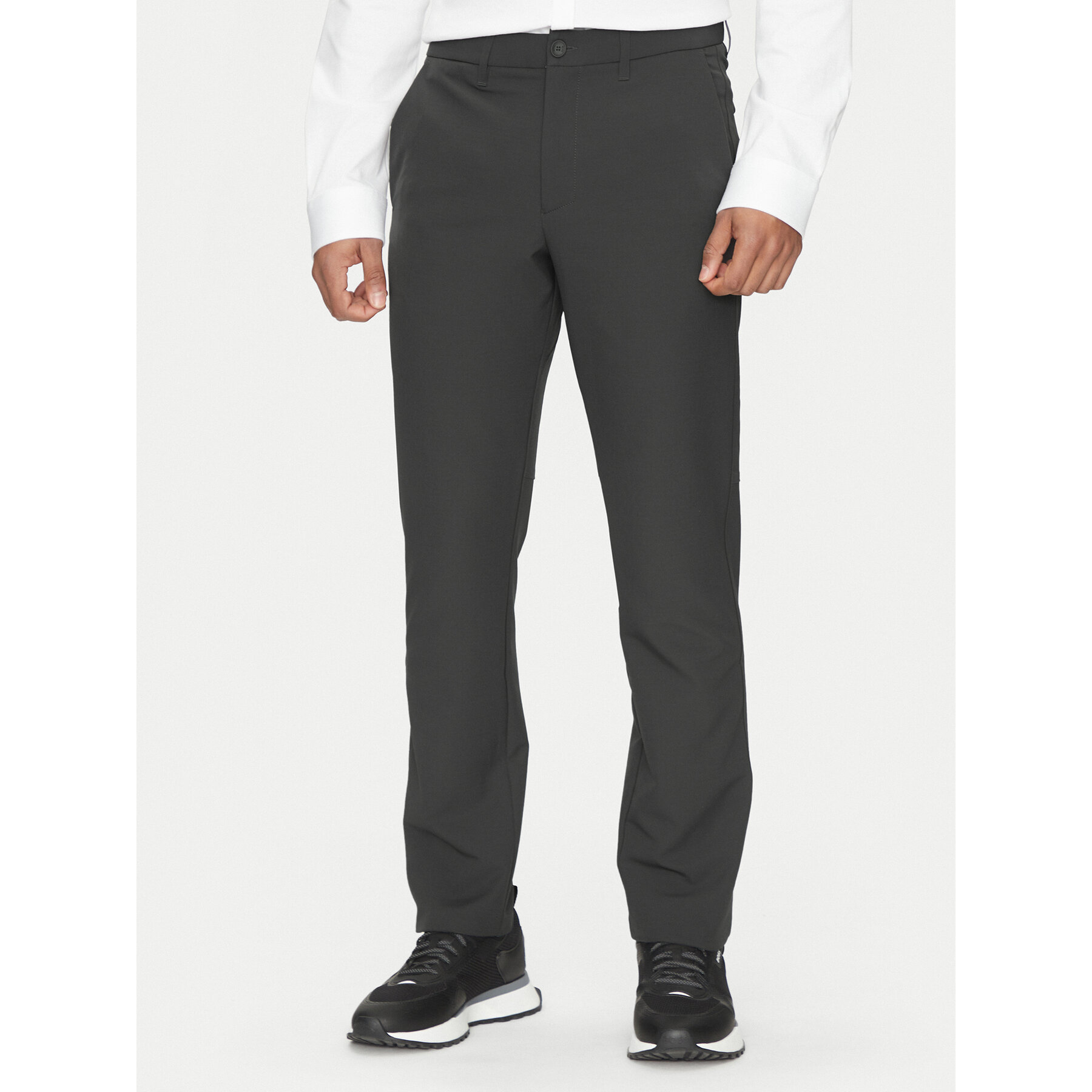 BOSS Spodnie materiałowe T_Commuter 50534303 Szary Slim Fit
