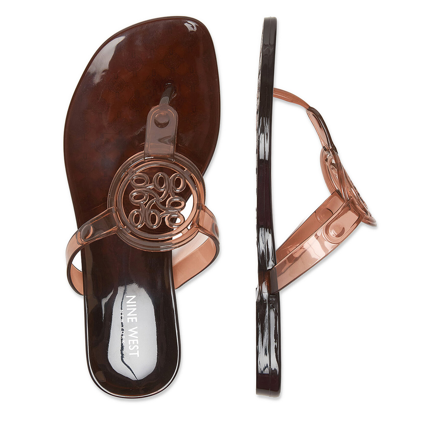 Nine West Japonki CEO-CT0906-1 Brązowy