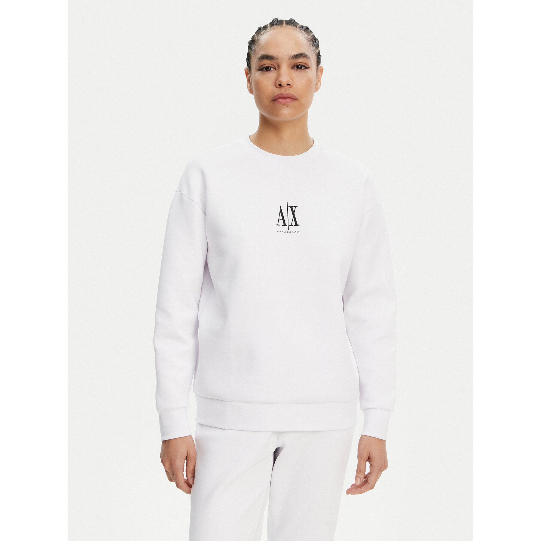 Armani Exchange Bluza XW000821 AF10818 U0002 Biały Regular Fit