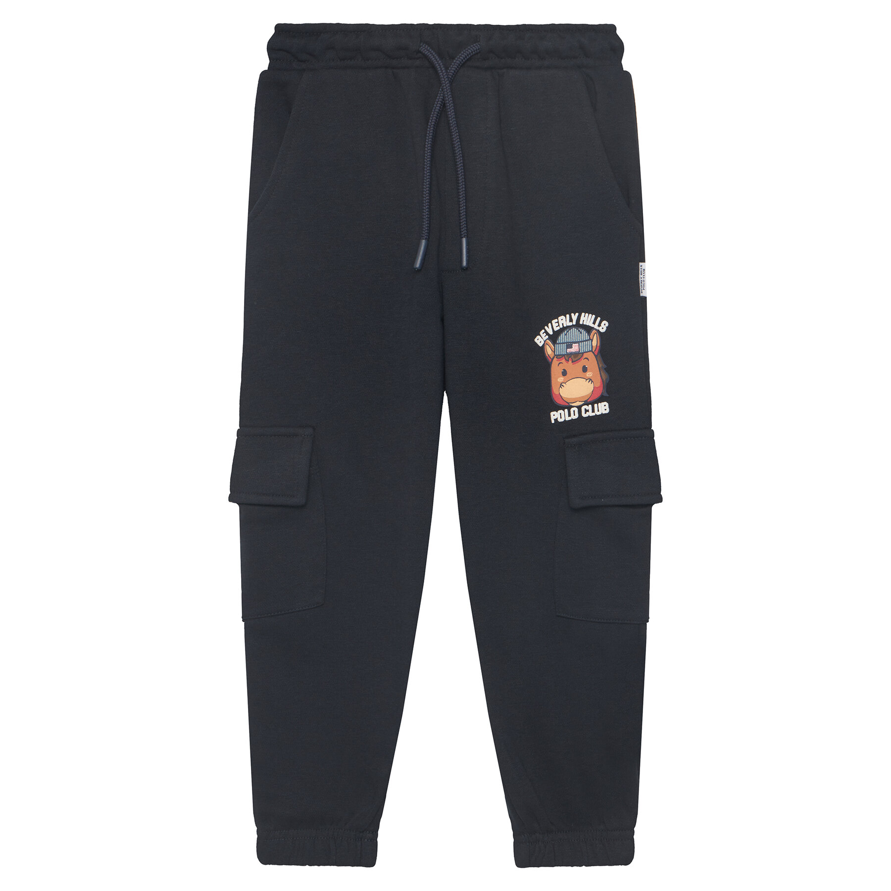 Beverly Hills Polo Club Spodnie dresowe P-SS26B-TF0136 Granatowy Regular Fit