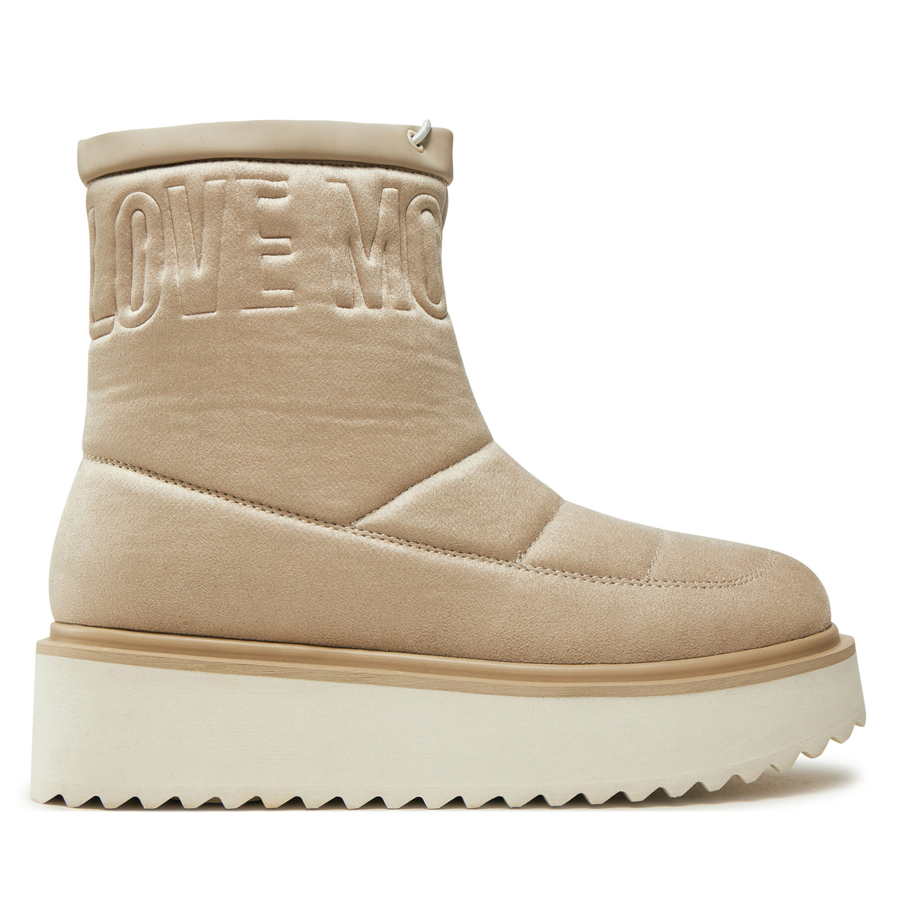 LOVE MOSCHINO Botki JA24266I0LJAW026 Beżowy