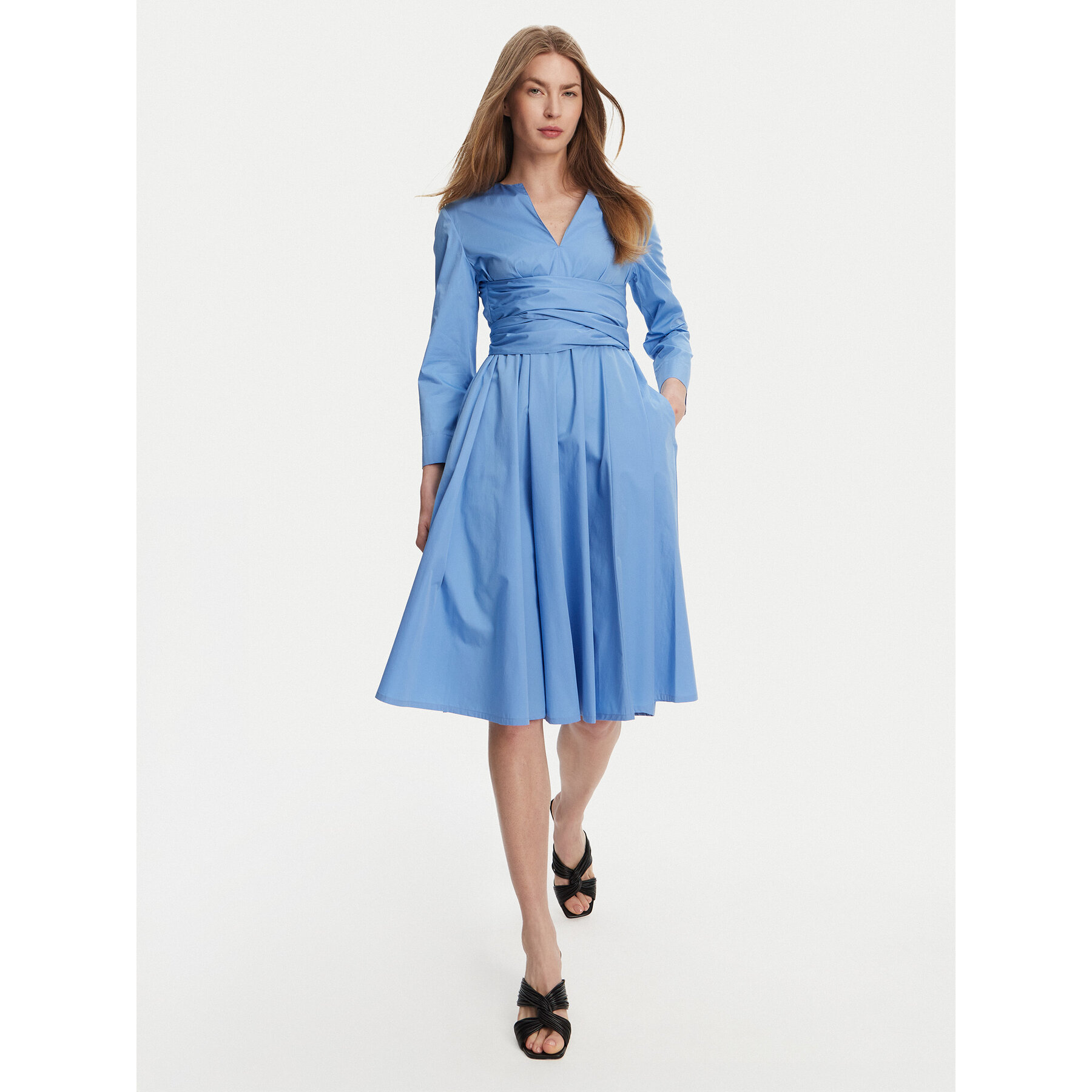 MAX&Co. Sukienka codzienna Disco 2516221164200 Niebieski Regular Fit