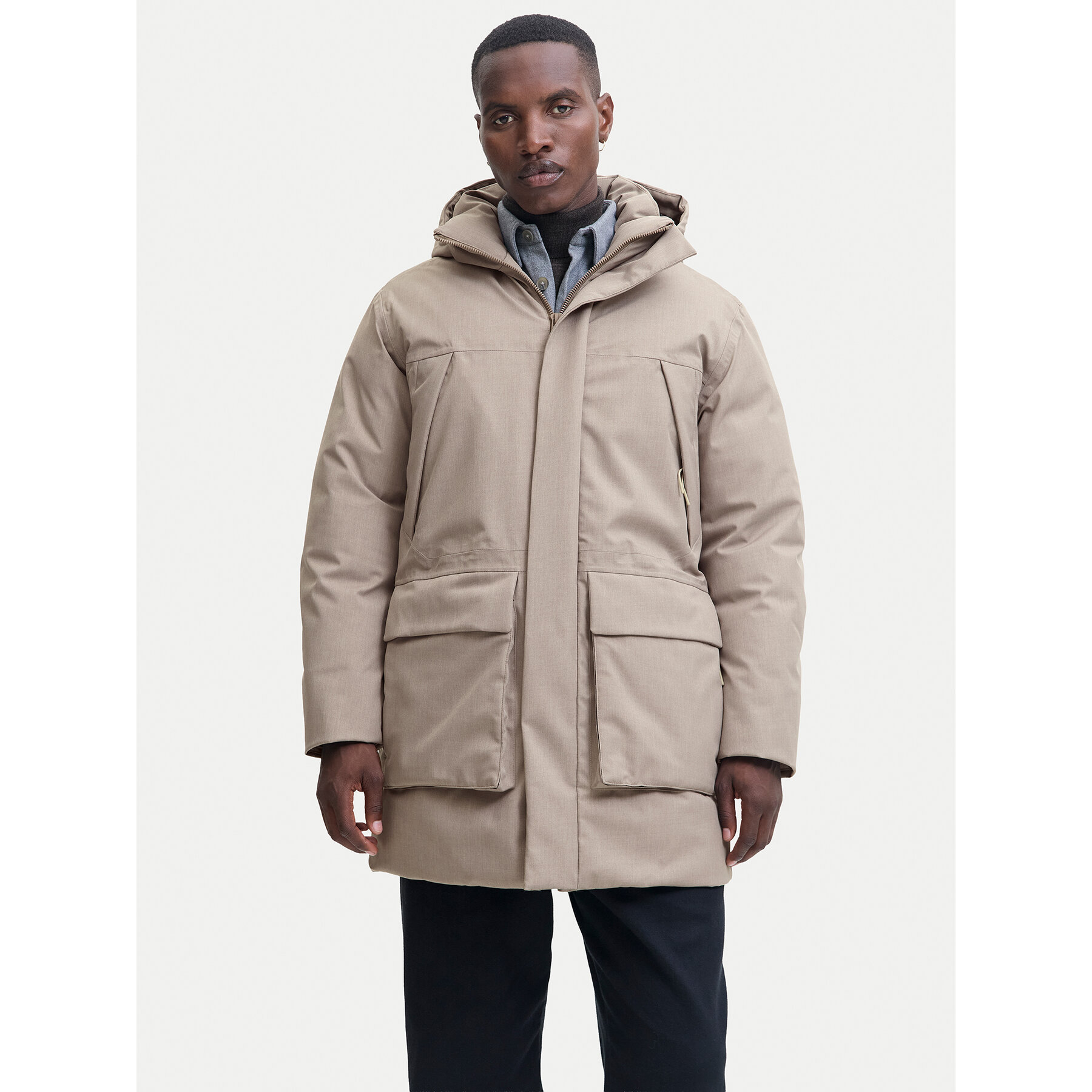 Jack & Jones Kurtka zimowa Cmoon 12284883 Beżowy Regular Fit