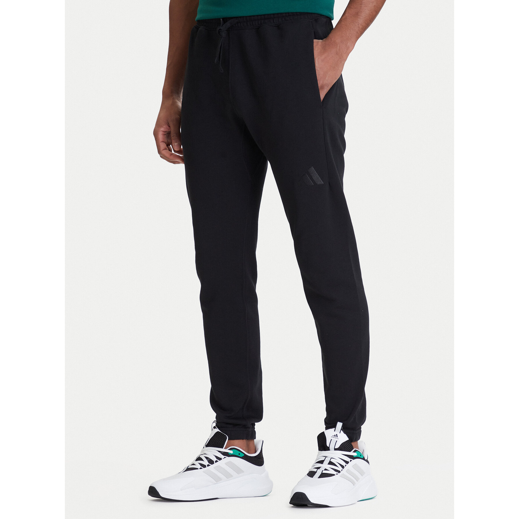 adidas Spodnie dresowe ALL SZN French Terry IV5216 Czarny Loose Fit