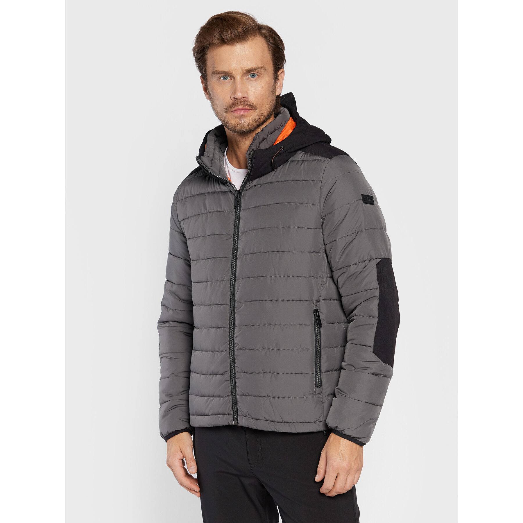 CMP Kurtka przejściowa 32K3187 Szary Regular Fit