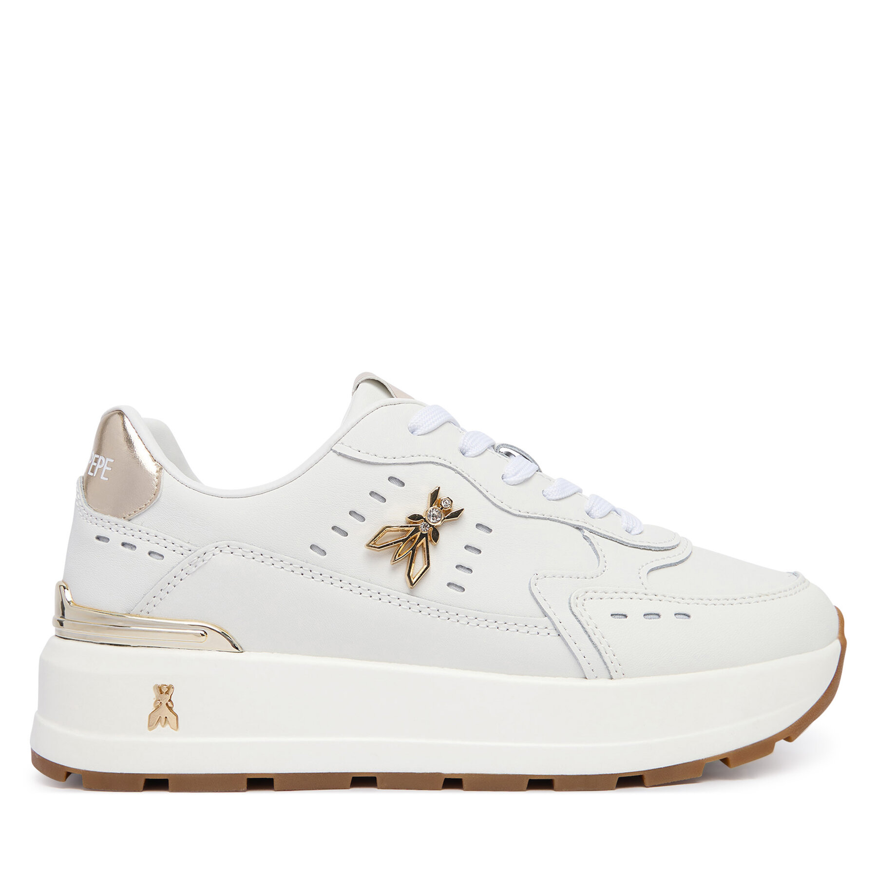 Patrizia Pepe Sneakersy PPJ366.27 Biały