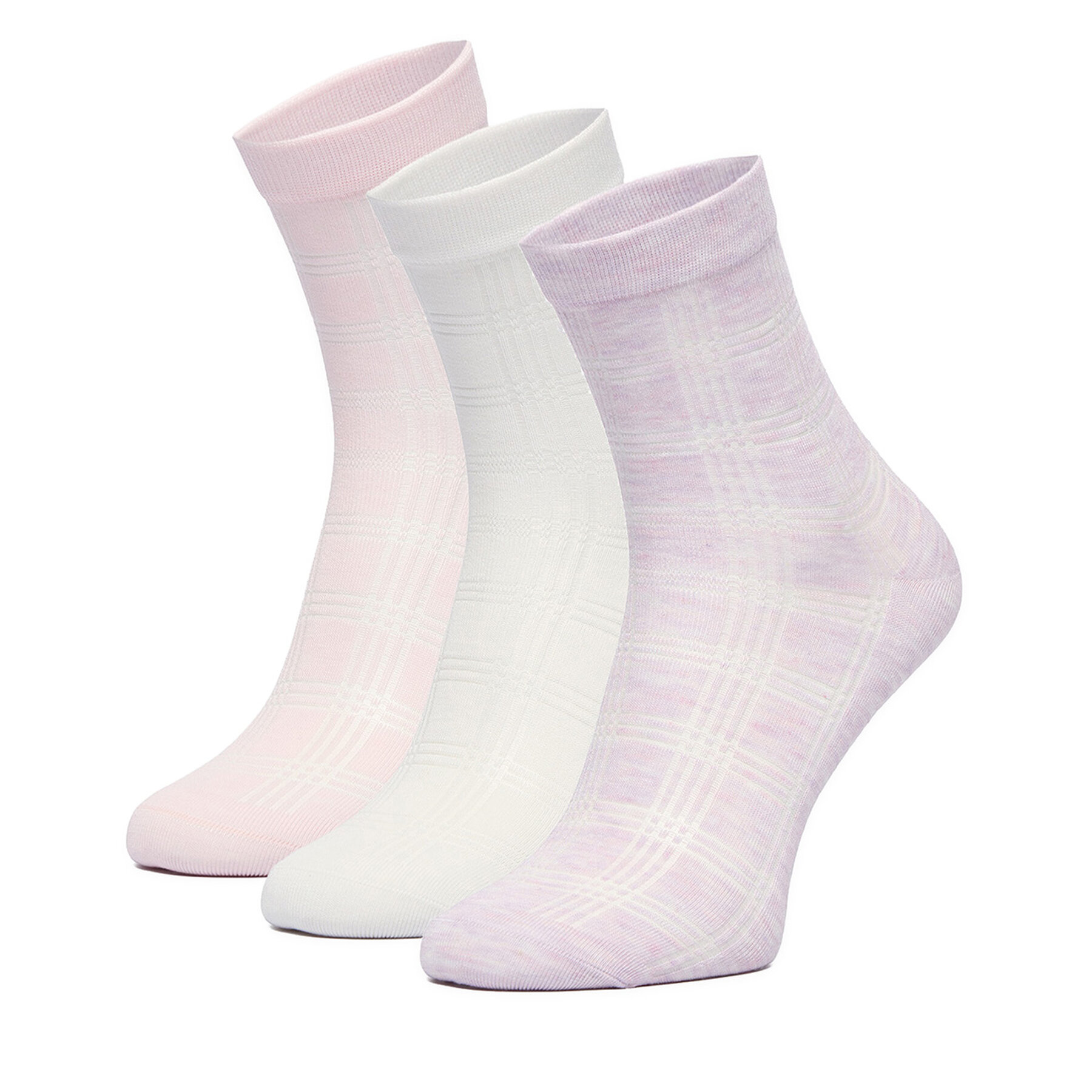 Nine West Skarpety krótkie CEO_BR_NW_25079_W_AW25 (3 PACK) Różowy