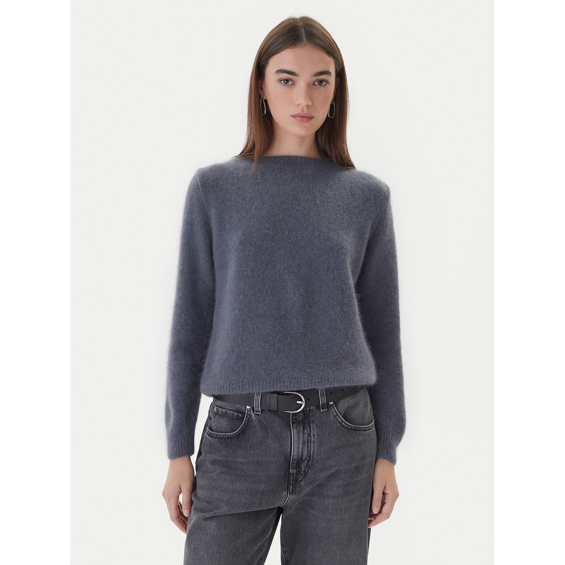 Dixie Sweter M277Y066A 3906 Szary Regular Fit