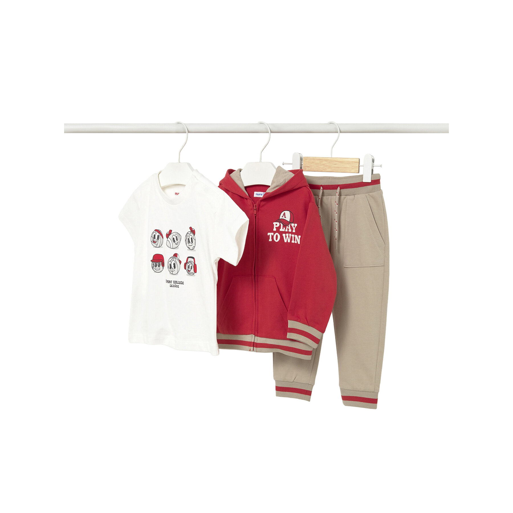 Mayoral Komplet dresowy 1831 Kolorowy Regular Fit