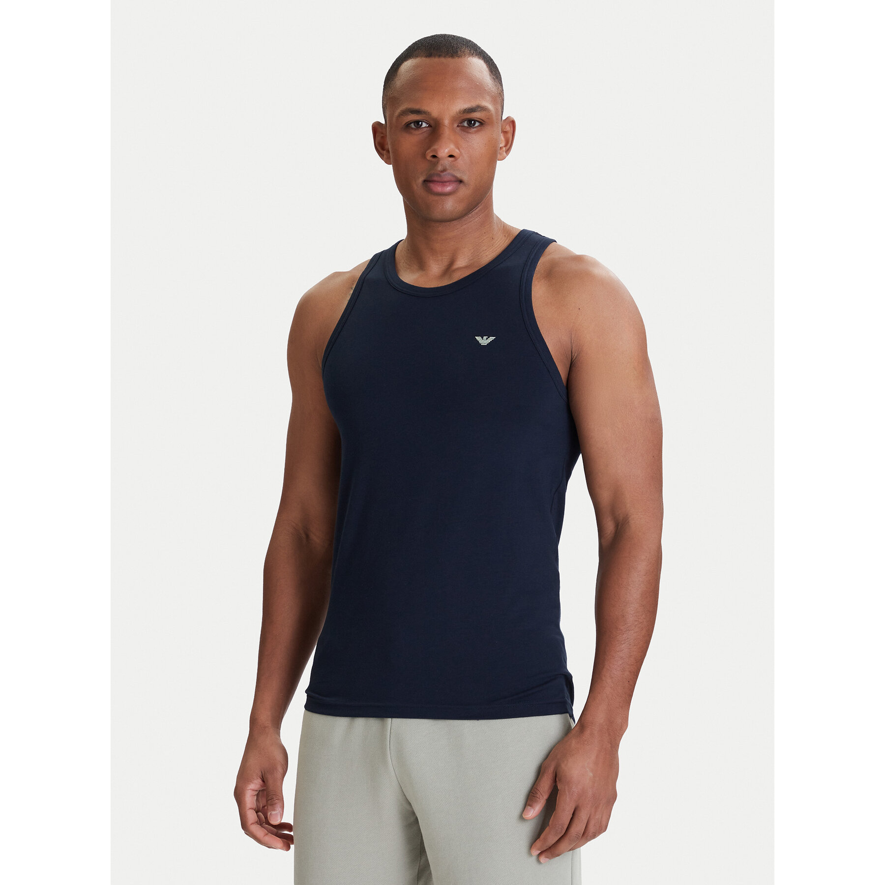 Emporio Armani Underwear Tank top EM000385 AF18891 UB102 Granatowy Slim Fit