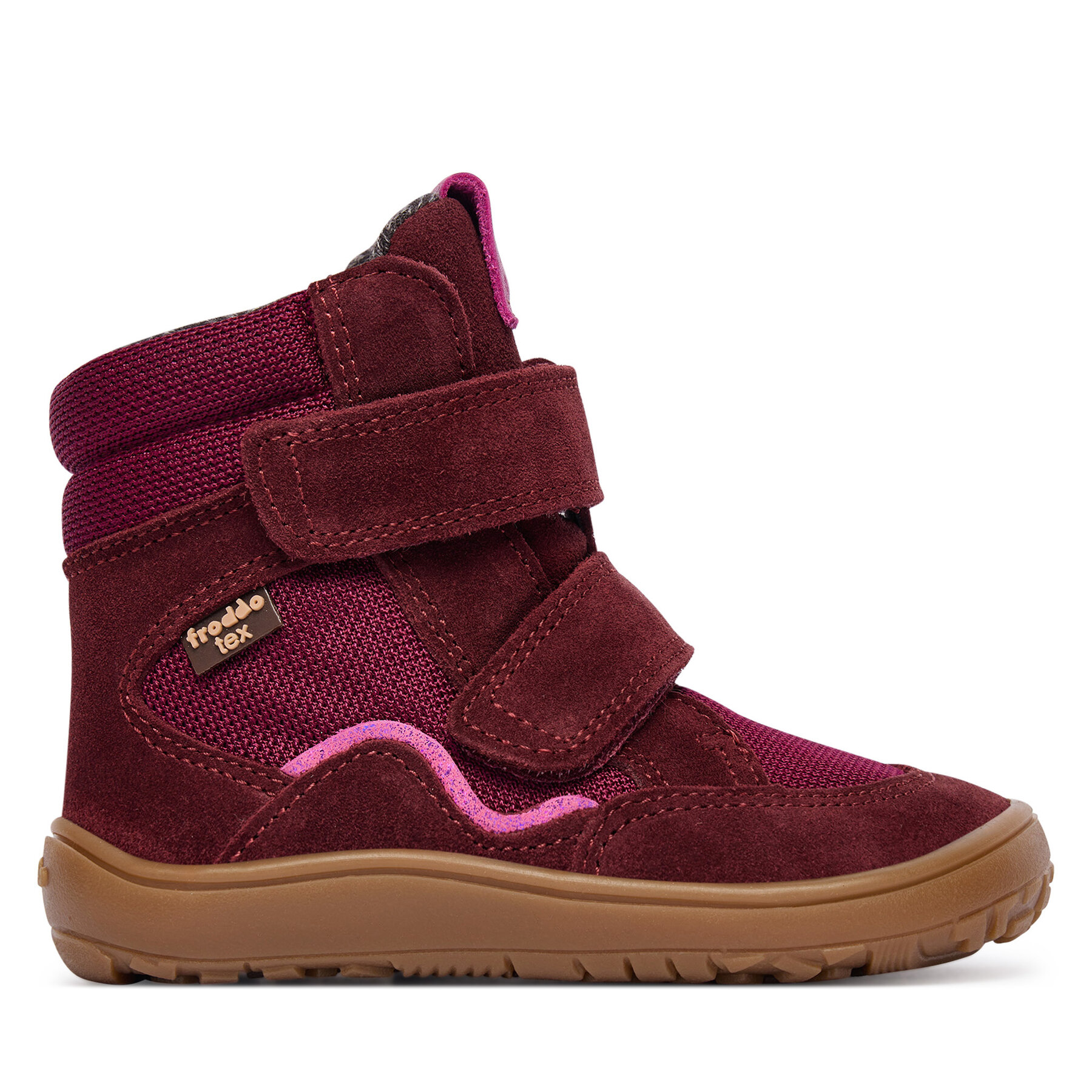 Froddo Kozaki Barefoot Tex Winter Tl G3160247-6T M Bordowy