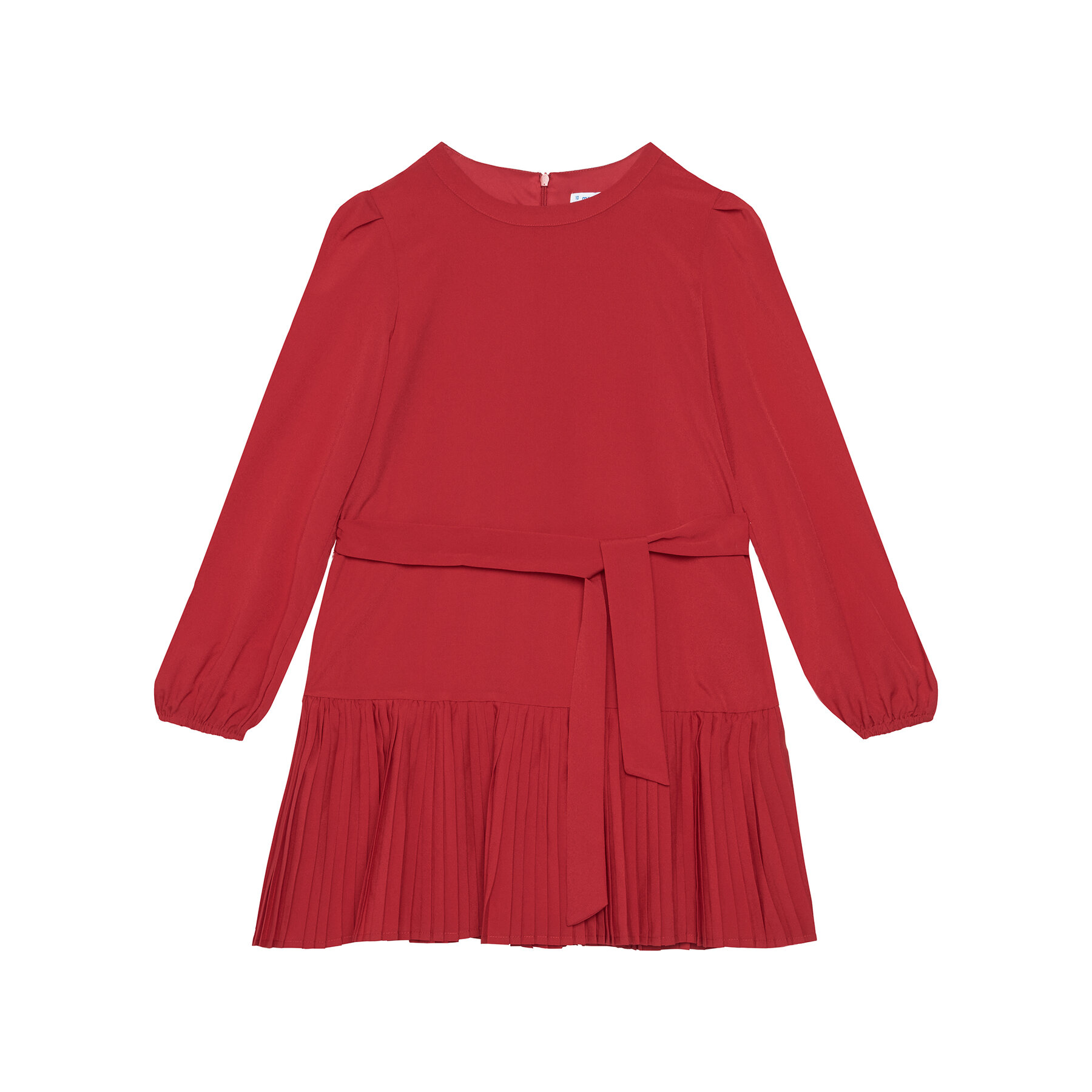 Mayoral Sukienka codzienna 7908 Czerwony Regular Fit