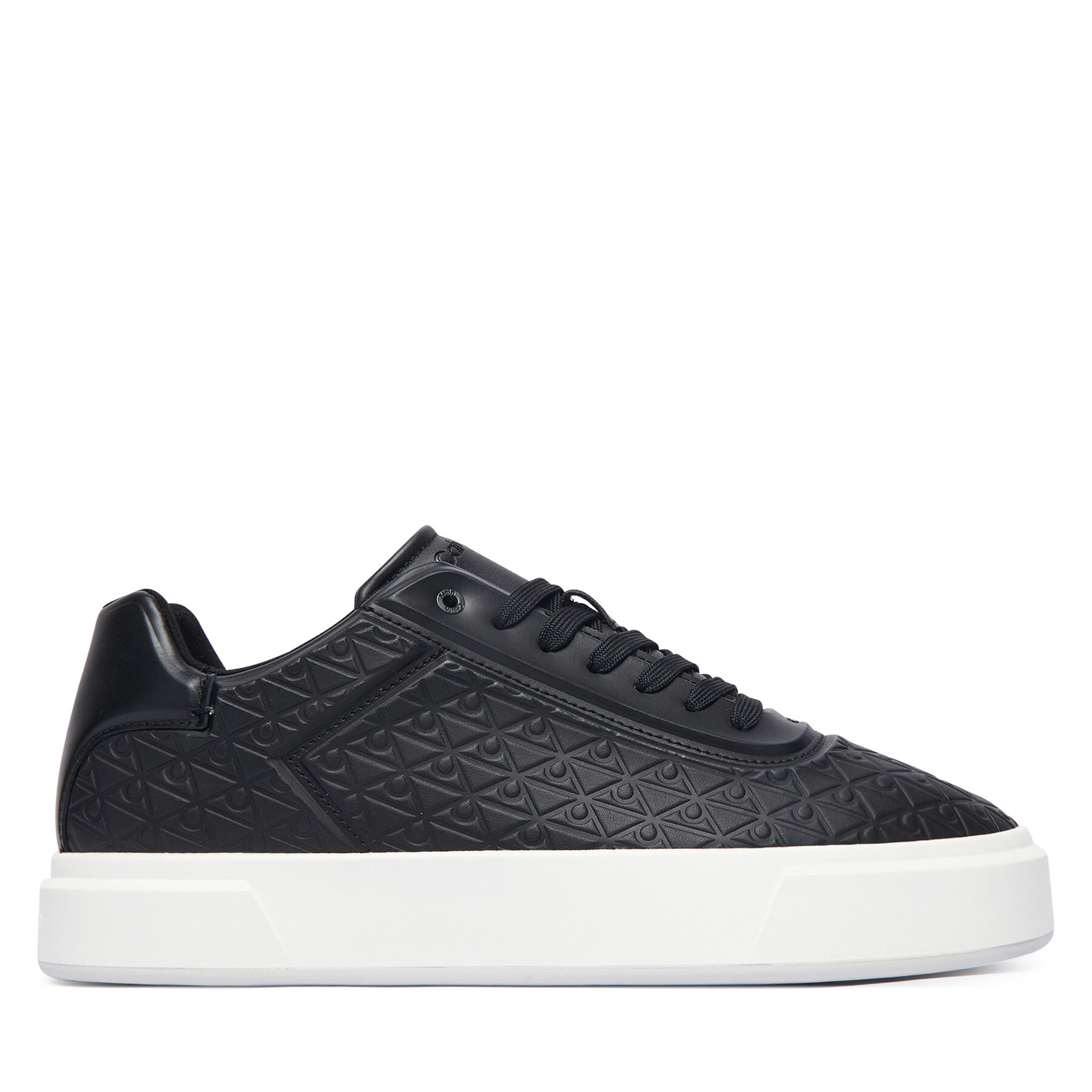 Calvin Klein Sneakersy Basket Cup Oxf Lup HfHM0HM02132 Czarny