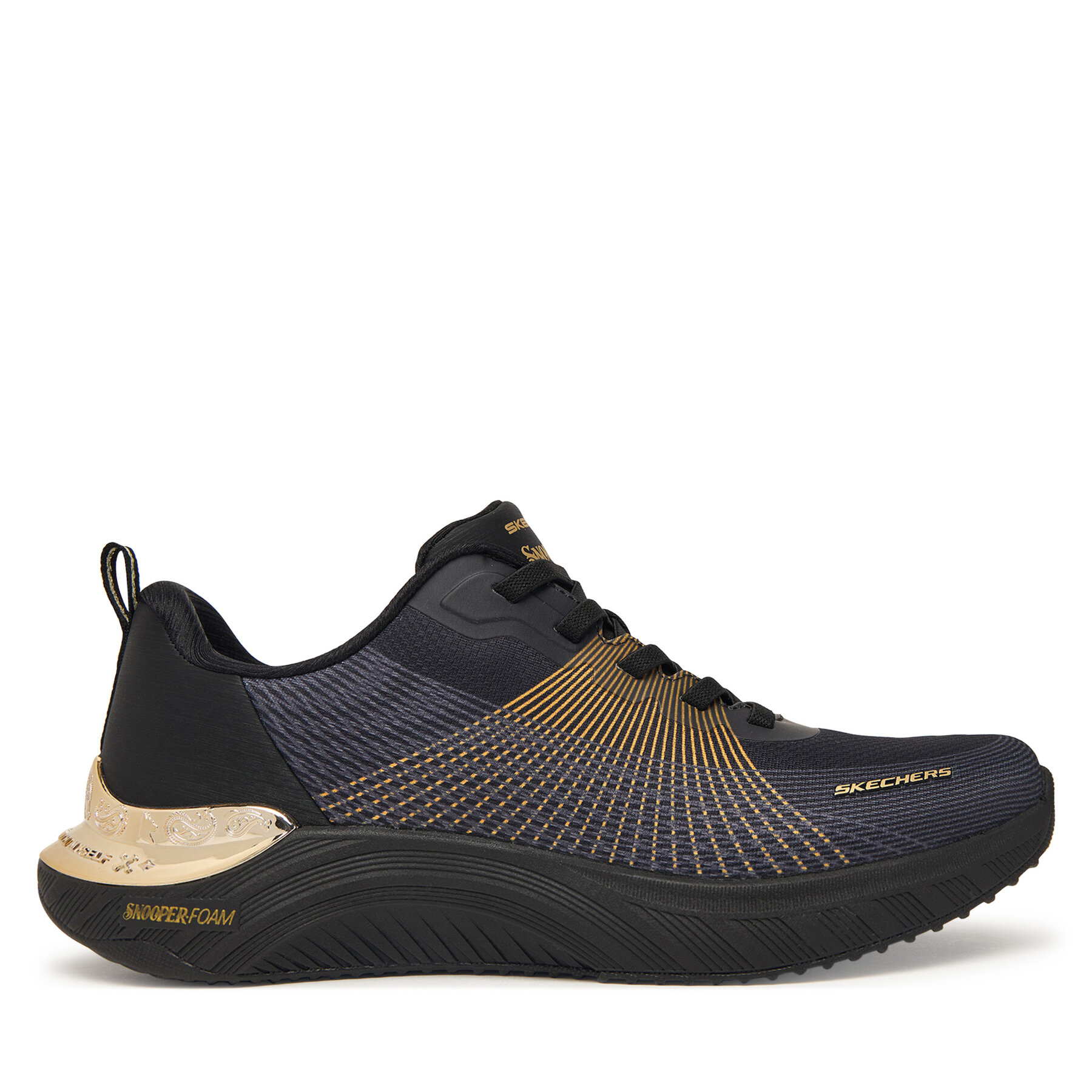 Skechers Sneakersy Snoop Dogg: Snoop Ace - Cyber Walker 186025/BKGD Czarny